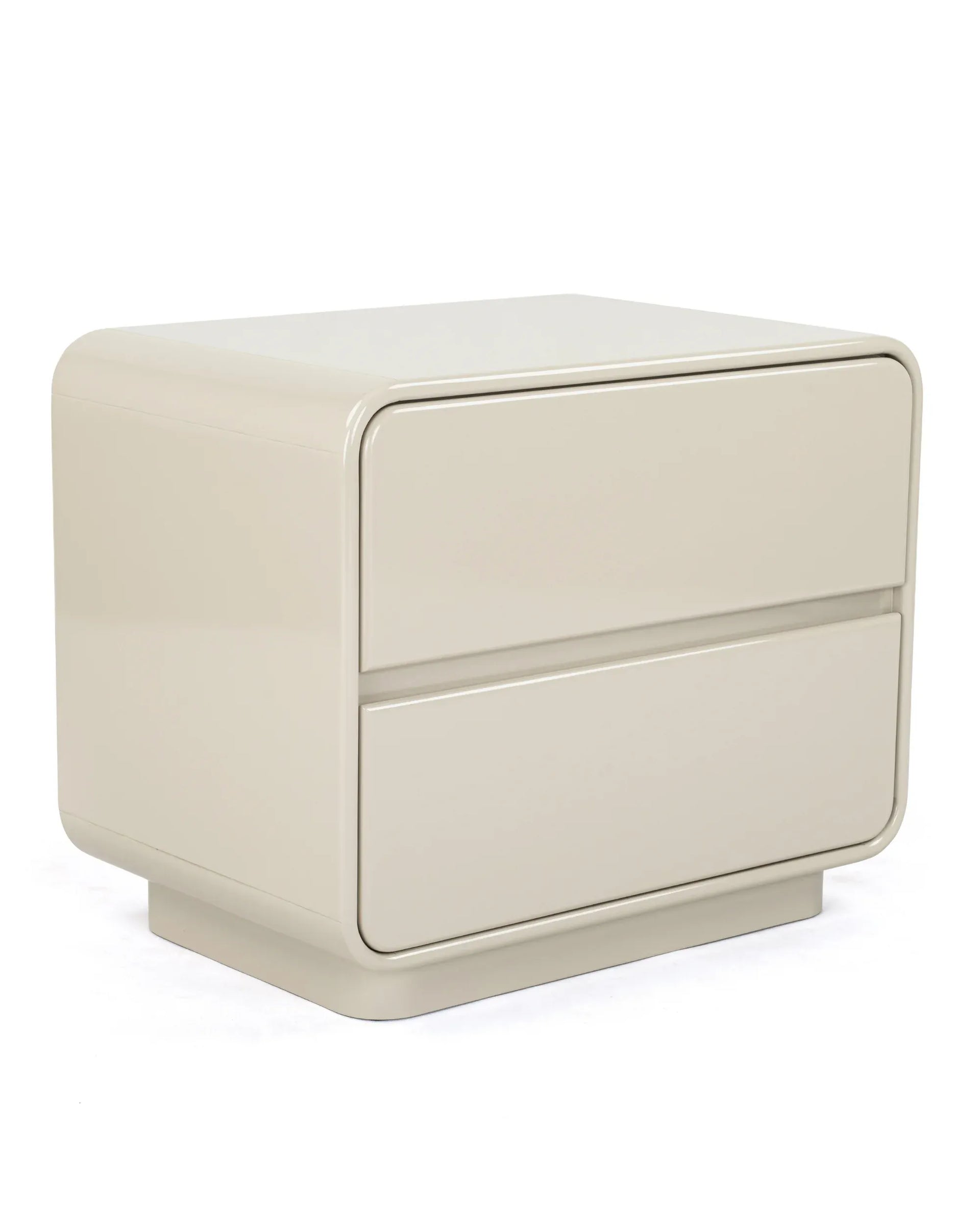 Sora Bedside Table - Almond