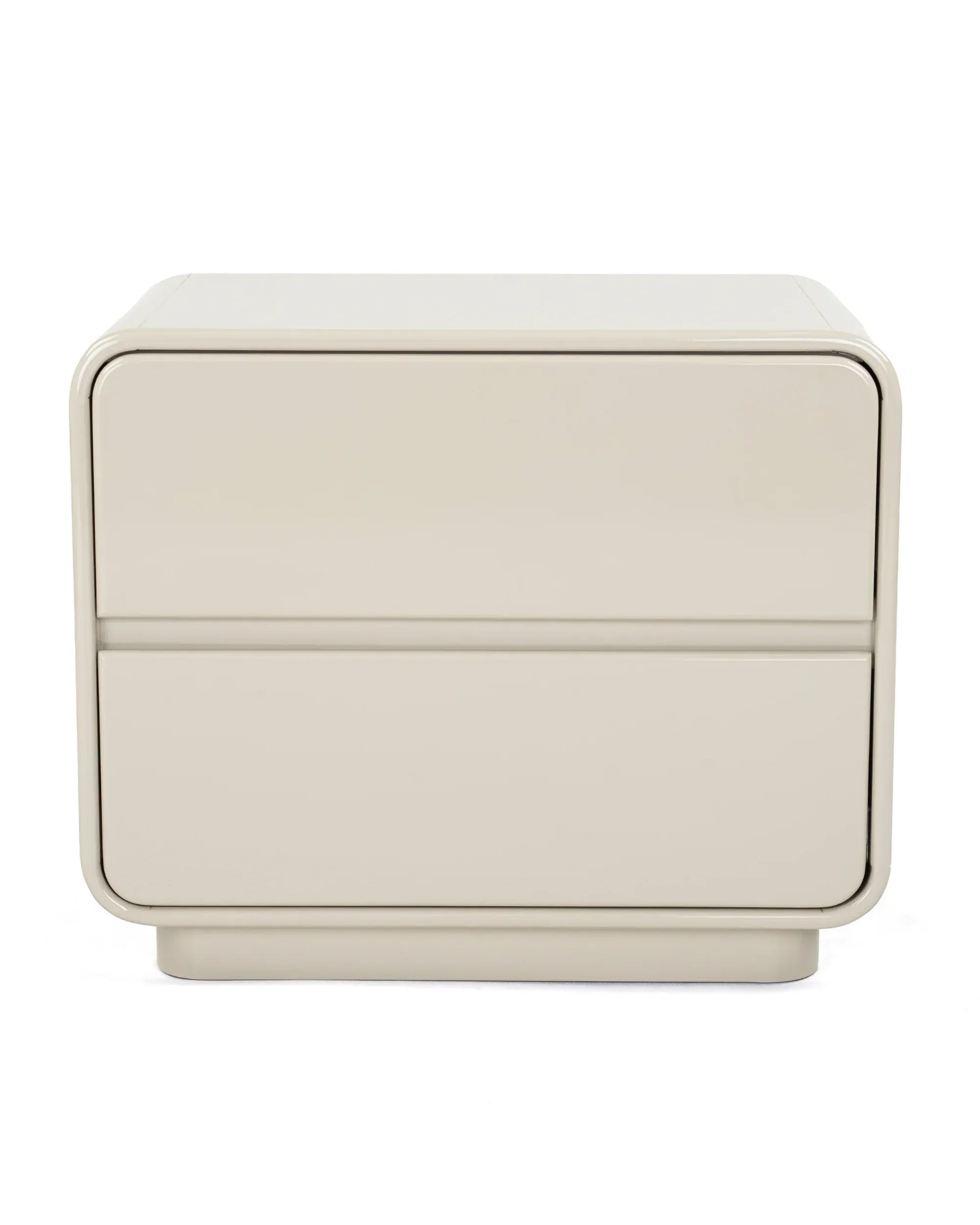 Sora Bedside Table - Almond