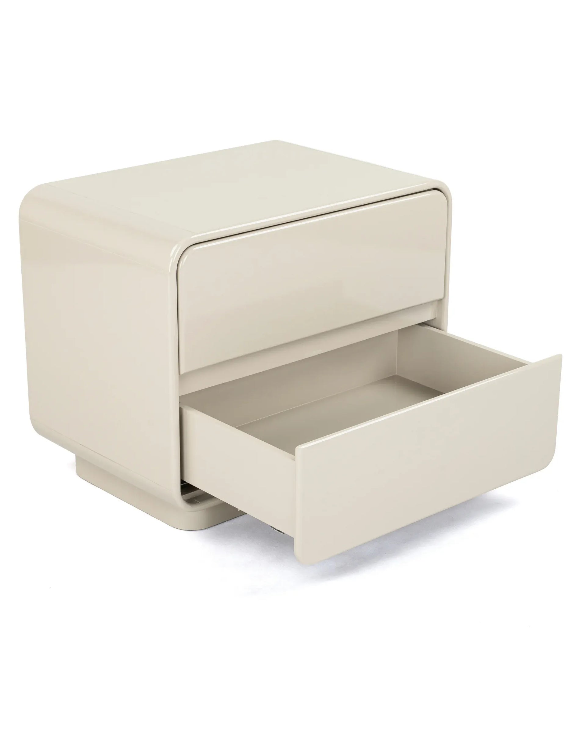 Sora Bedside Table - Almond