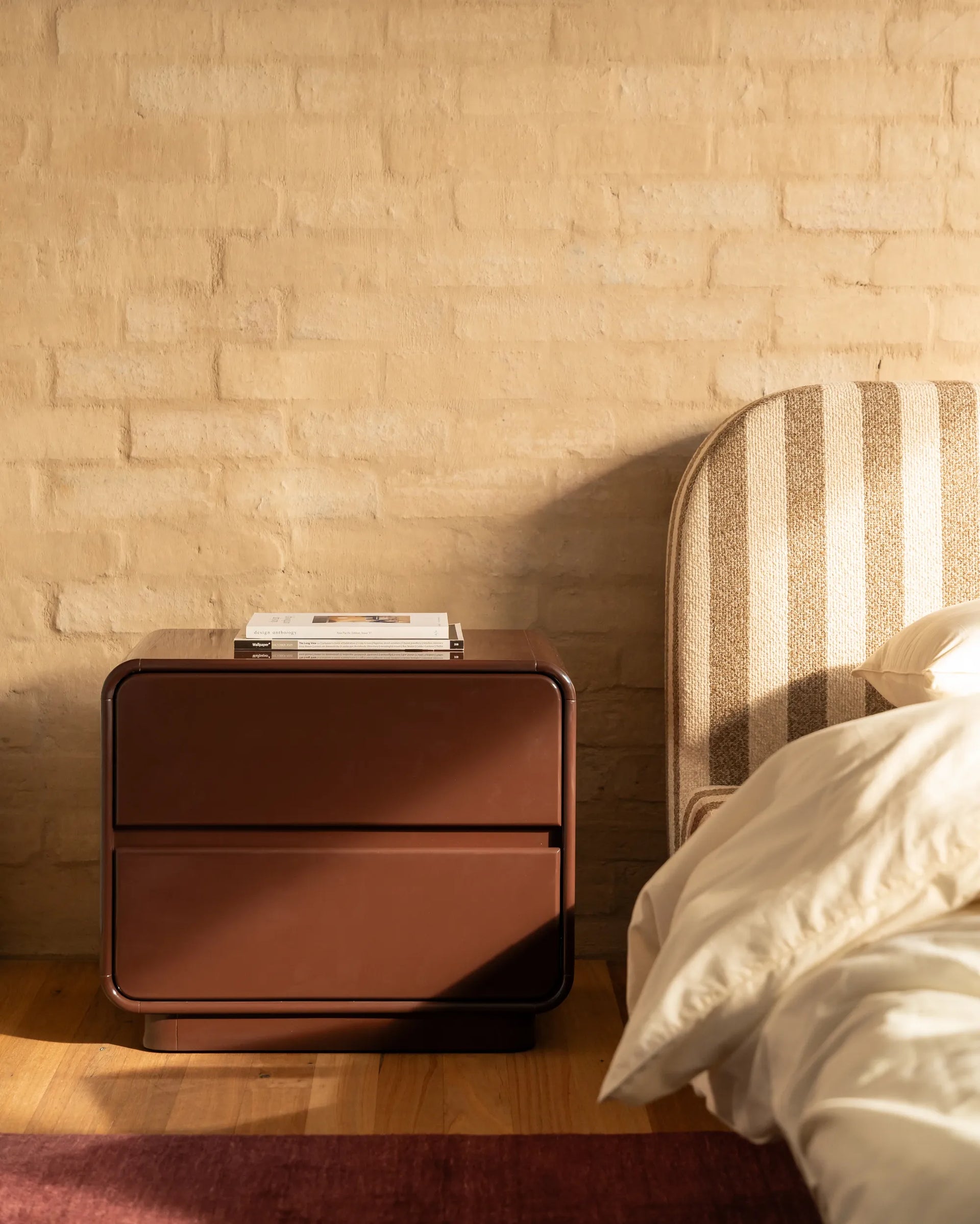 Sora Bedside Table - Fudge