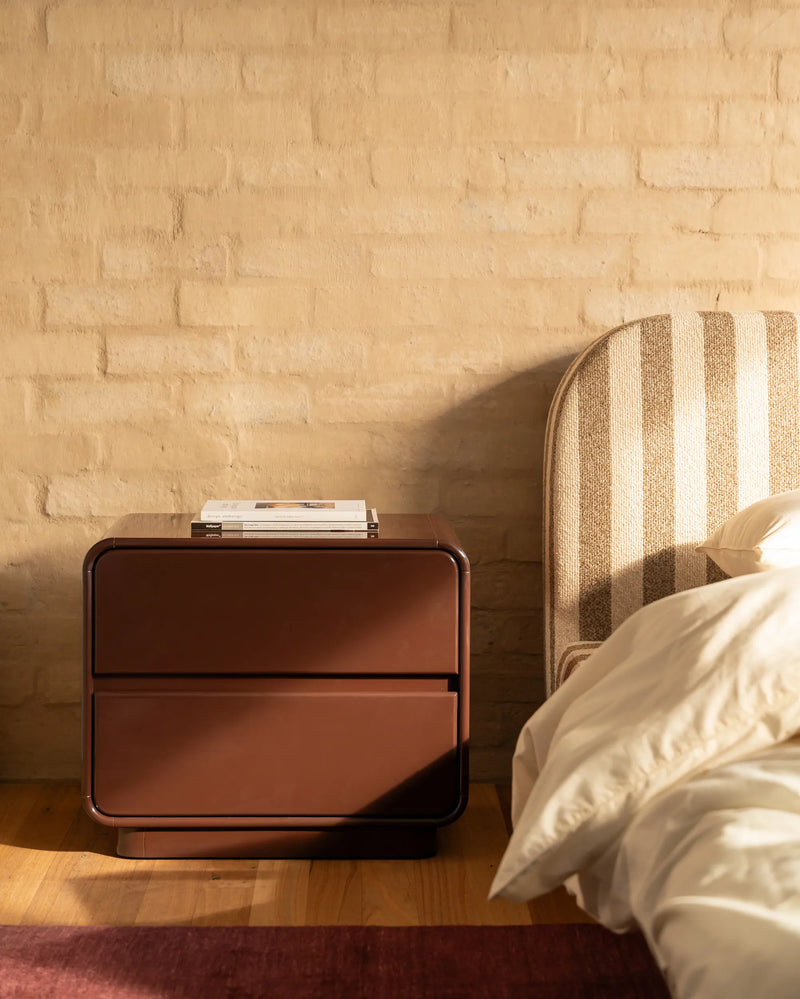 Sora Bedside Table - Fudge