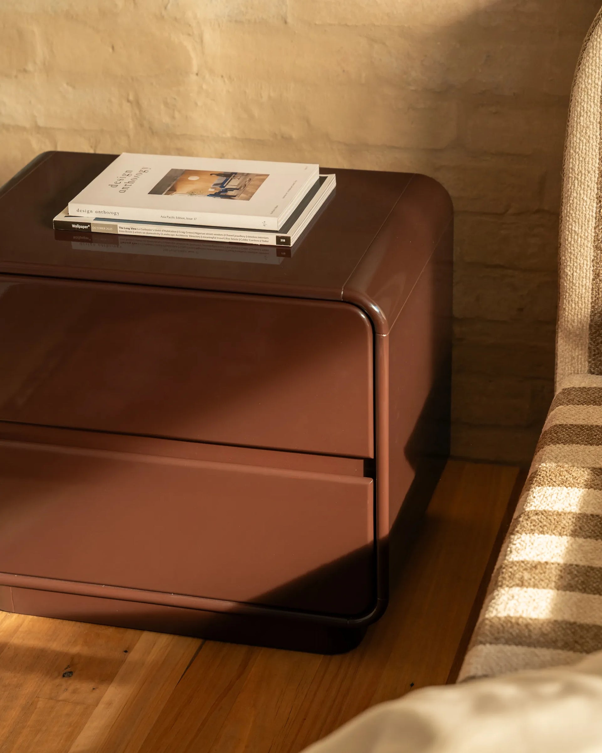 Sora Bedside Table - Fudge