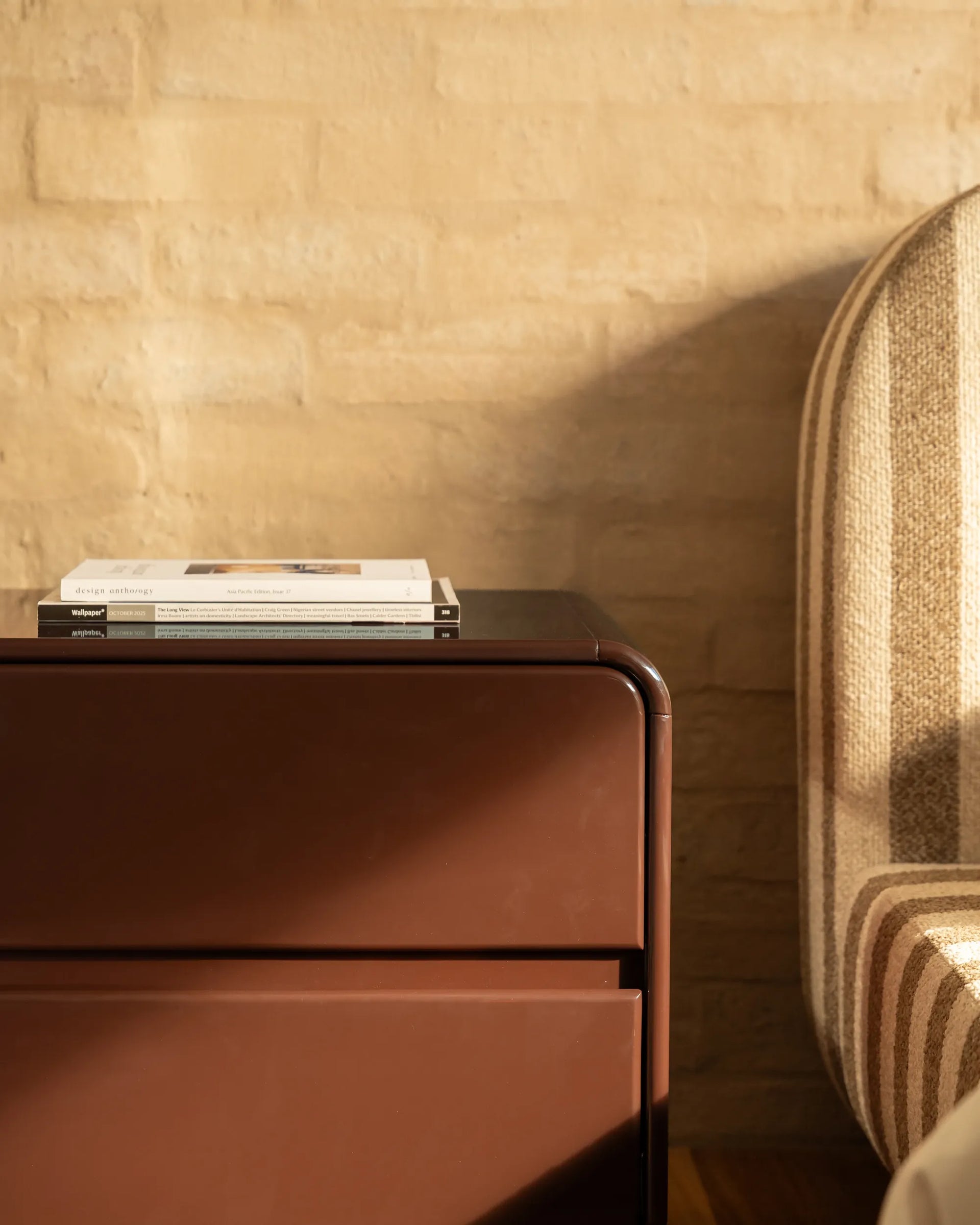 Sora Bedside Table - Fudge