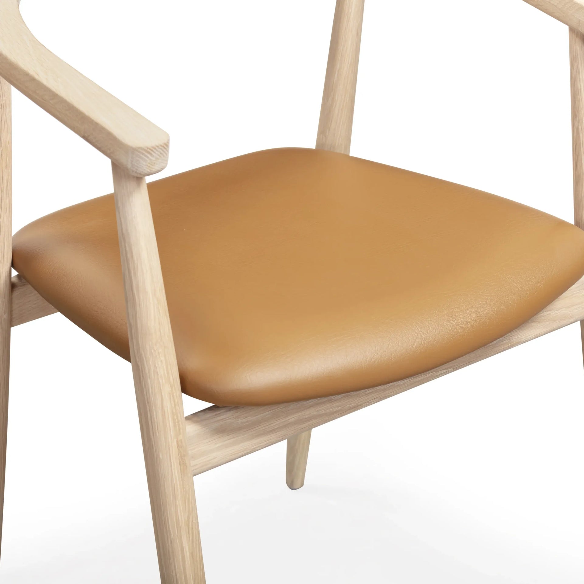 Profile Dining Chair - Oak / Tan Leather