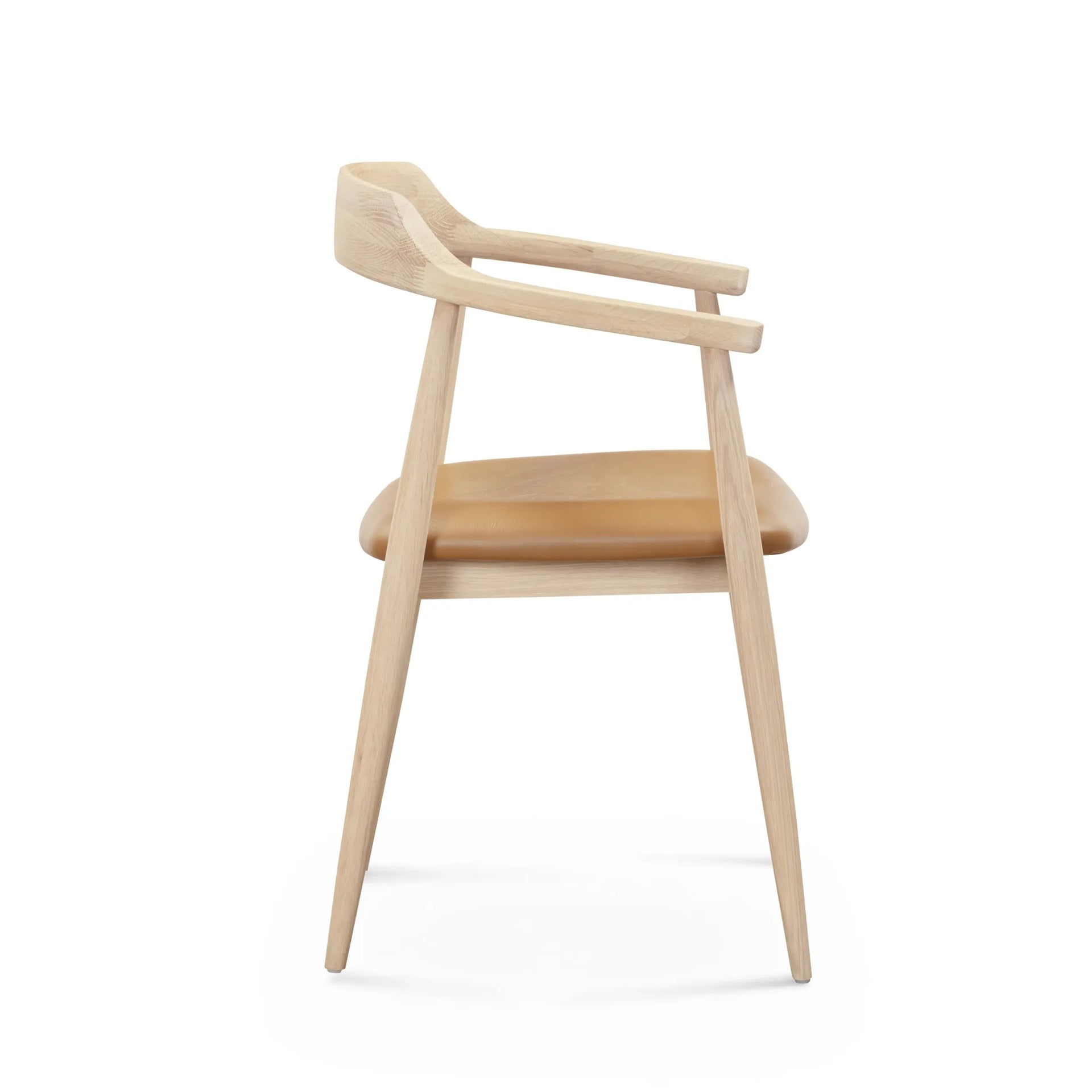Profile Dining Chair - Oak / Tan Leather