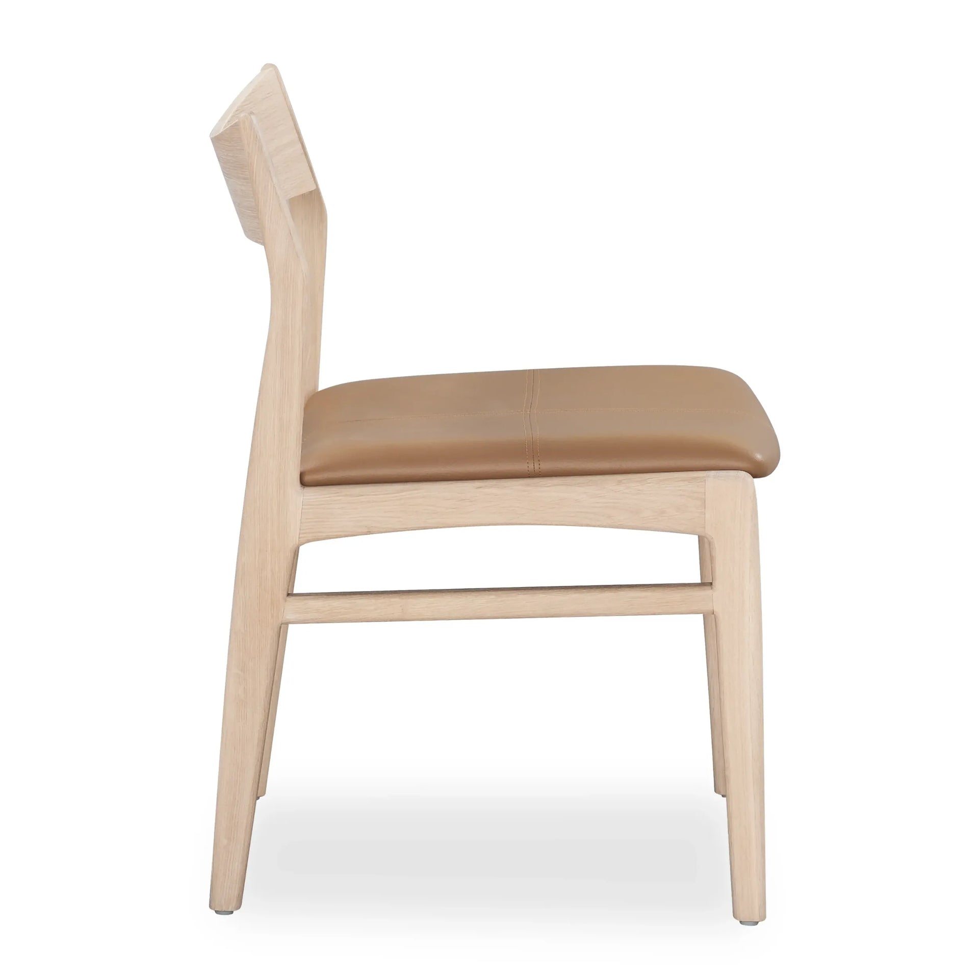 Eclipse Dining Chair - Oak / Tan Leather