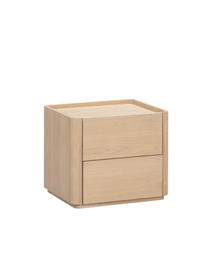 Trim Bedside Table - Oak