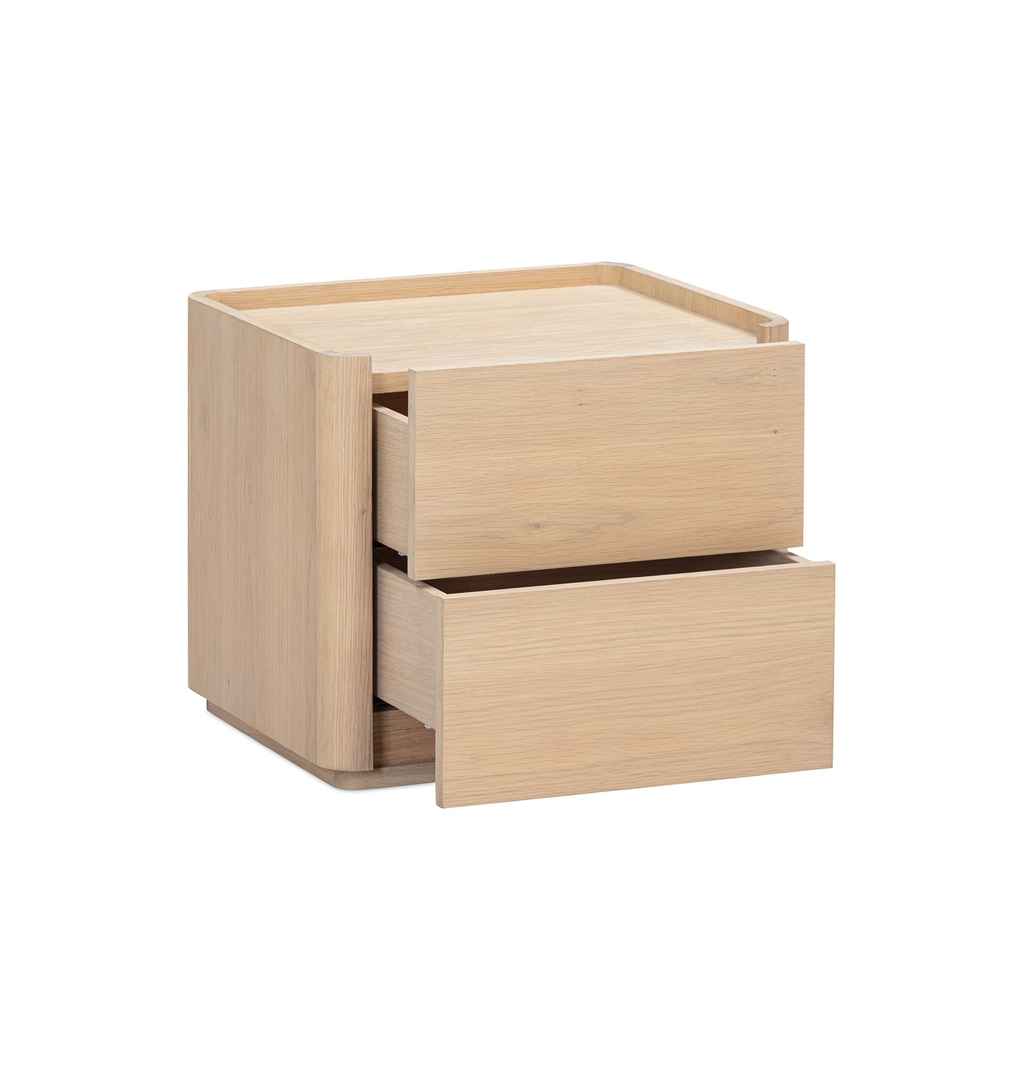 Trim Bedside Table - Oak