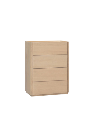 Trim 4 Drawer Chest - Oak