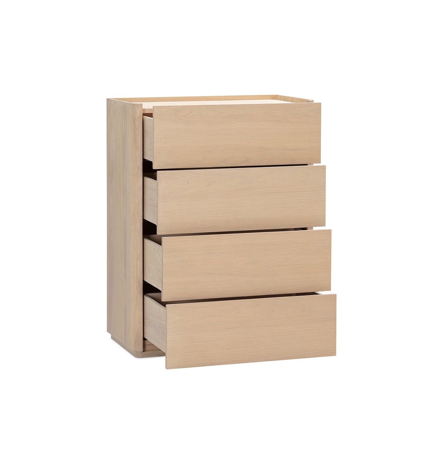 Trim 4 Drawer Chest - Oak