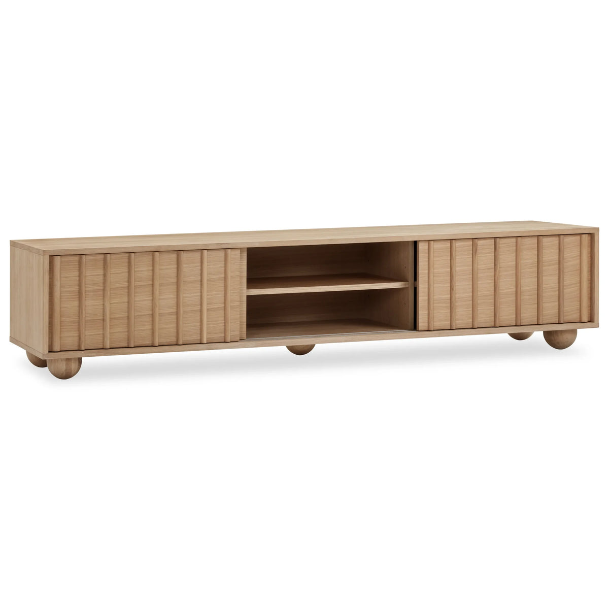 Buy Pinch Entertainment Unit 210cm - Oak by RJ Living online - RJ Living