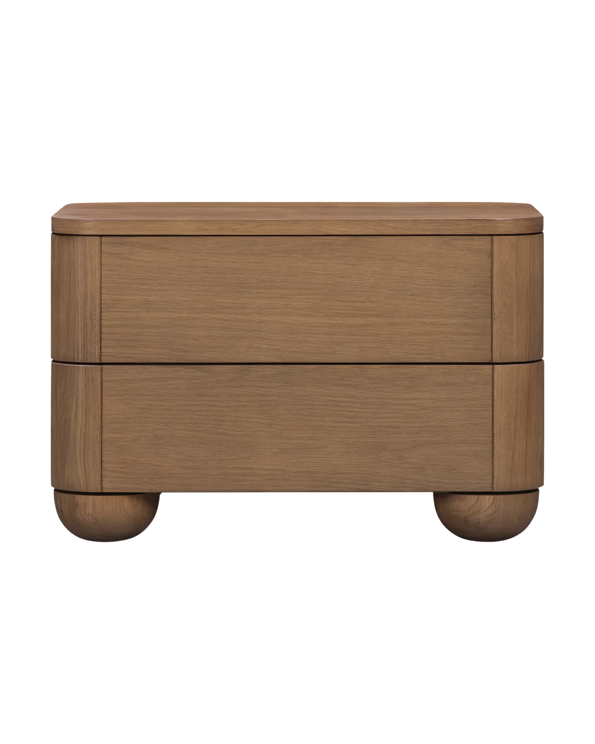 Bound Bedside Table Large - Deep Oak