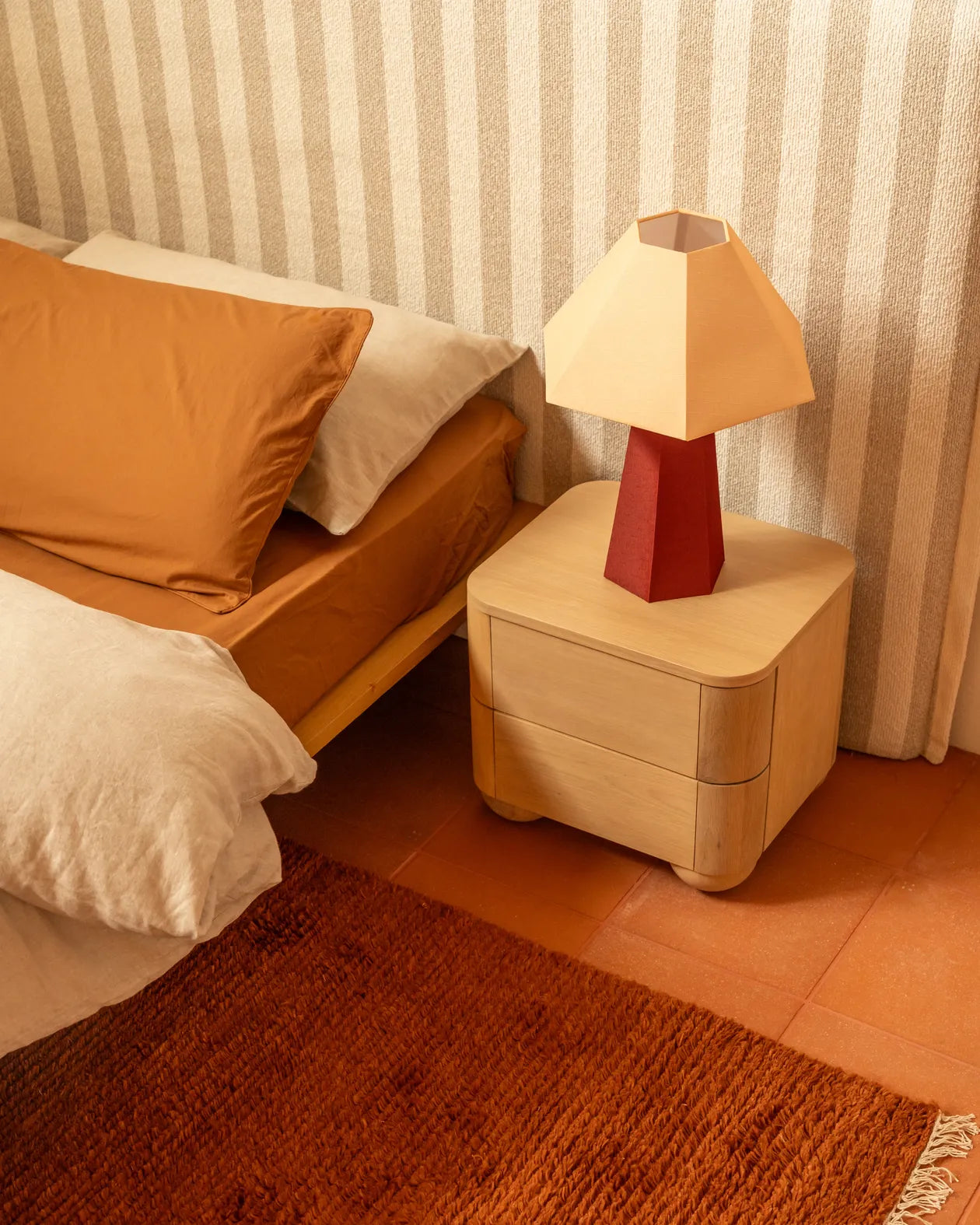 Bound Bedside Table - Oak