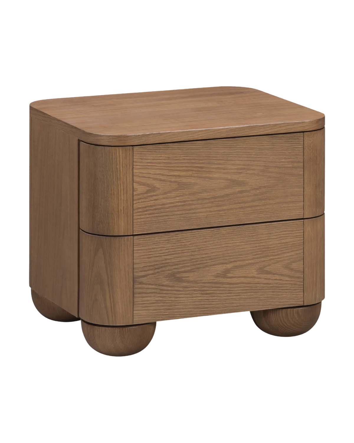 Bound Bedside Table - Deep Oak