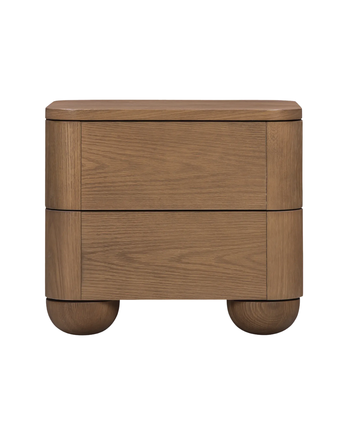 Bound Bedside Table - Deep Oak