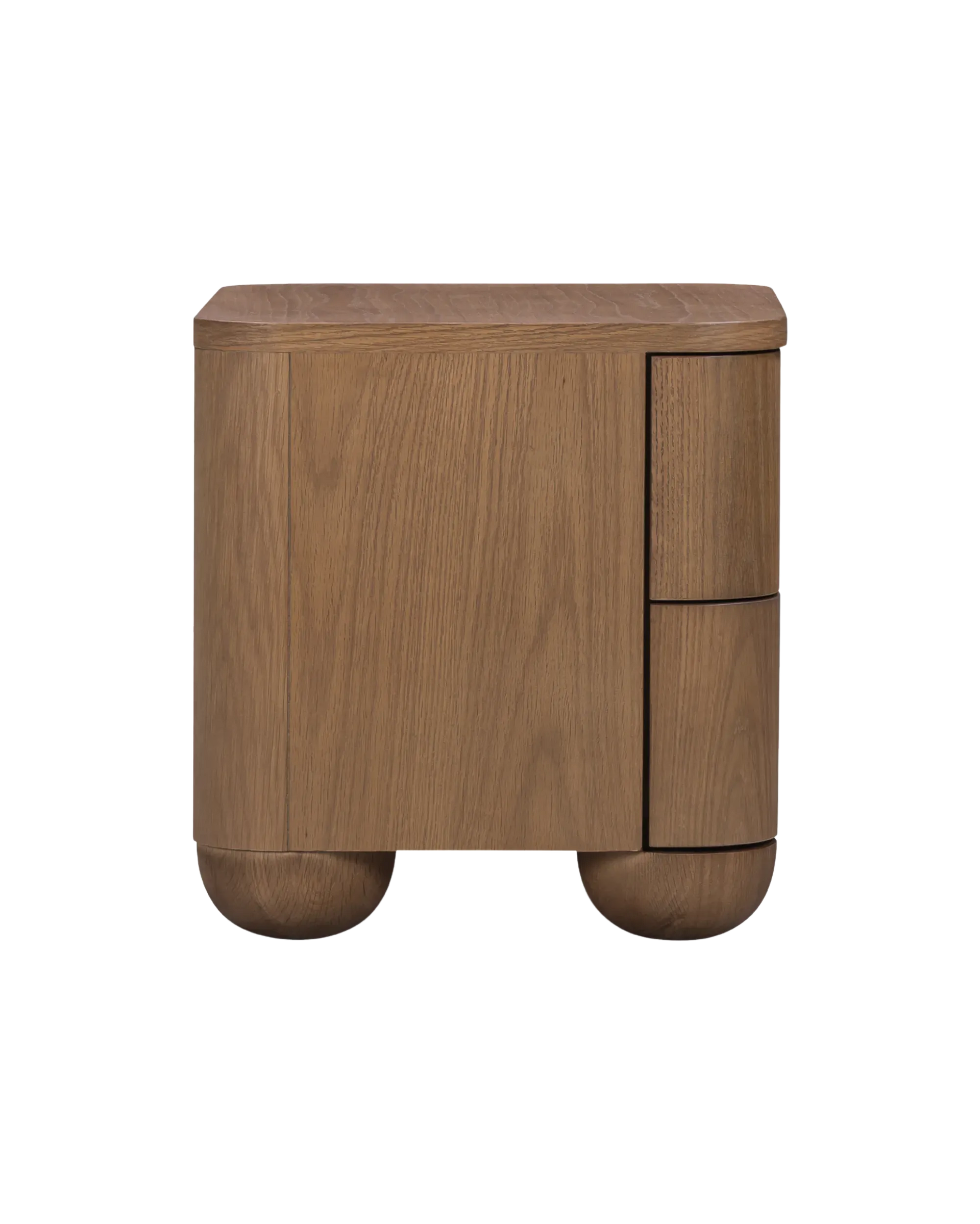 Bound Bedside Table - Deep Oak