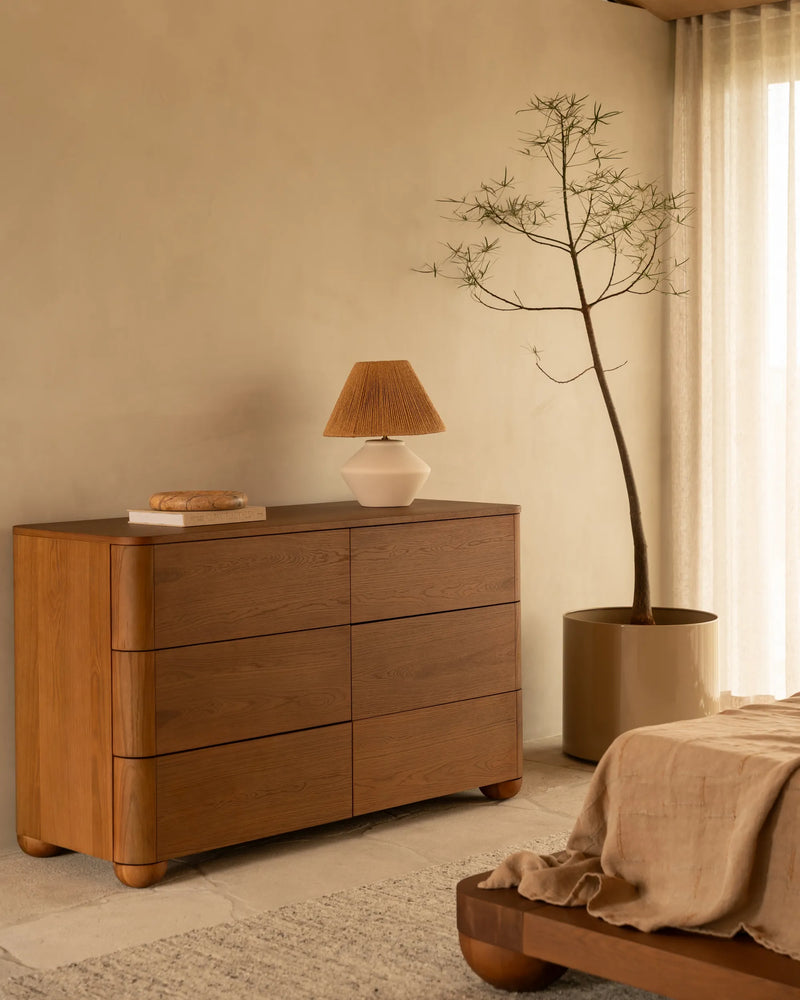 Bound 6 Drawer Chest - Deep Oak