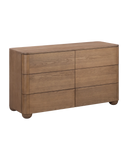 Bound 6 Drawer Chest - Deep Oak