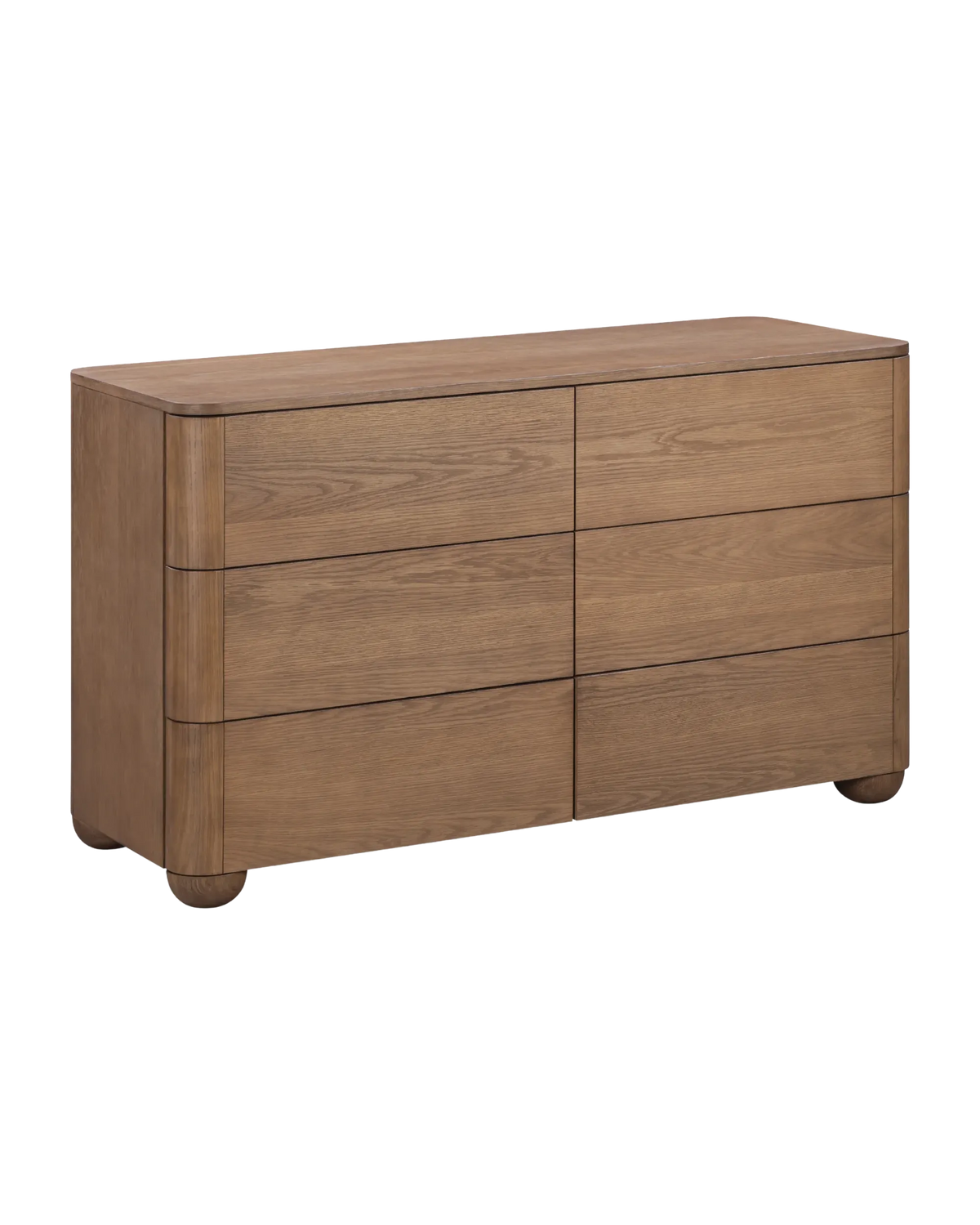 Bound 6 Drawer Chest - Deep Oak