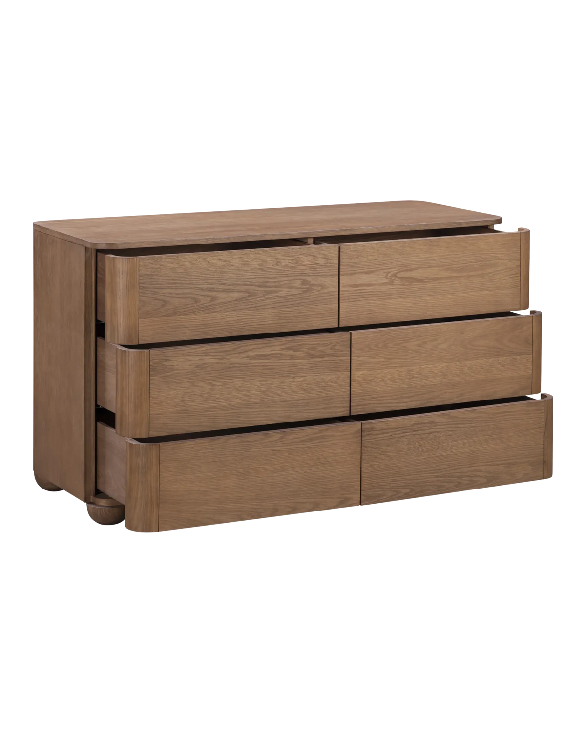 Bound 6 Drawer Chest - Deep Oak