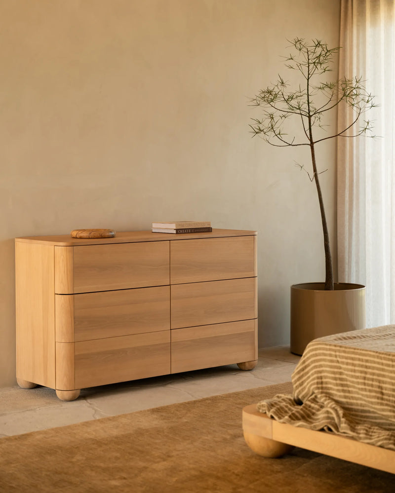 Bound 6 Drawer Chest - Oak