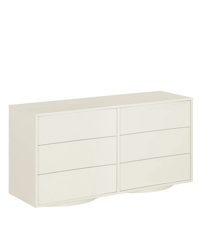Tide 6 Drawer Chest - Porcelain