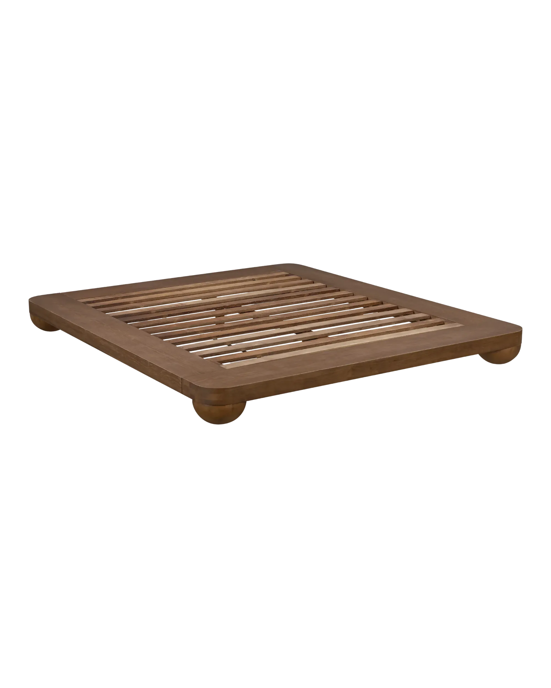 Bound Queen Bed Base -Deep Oak