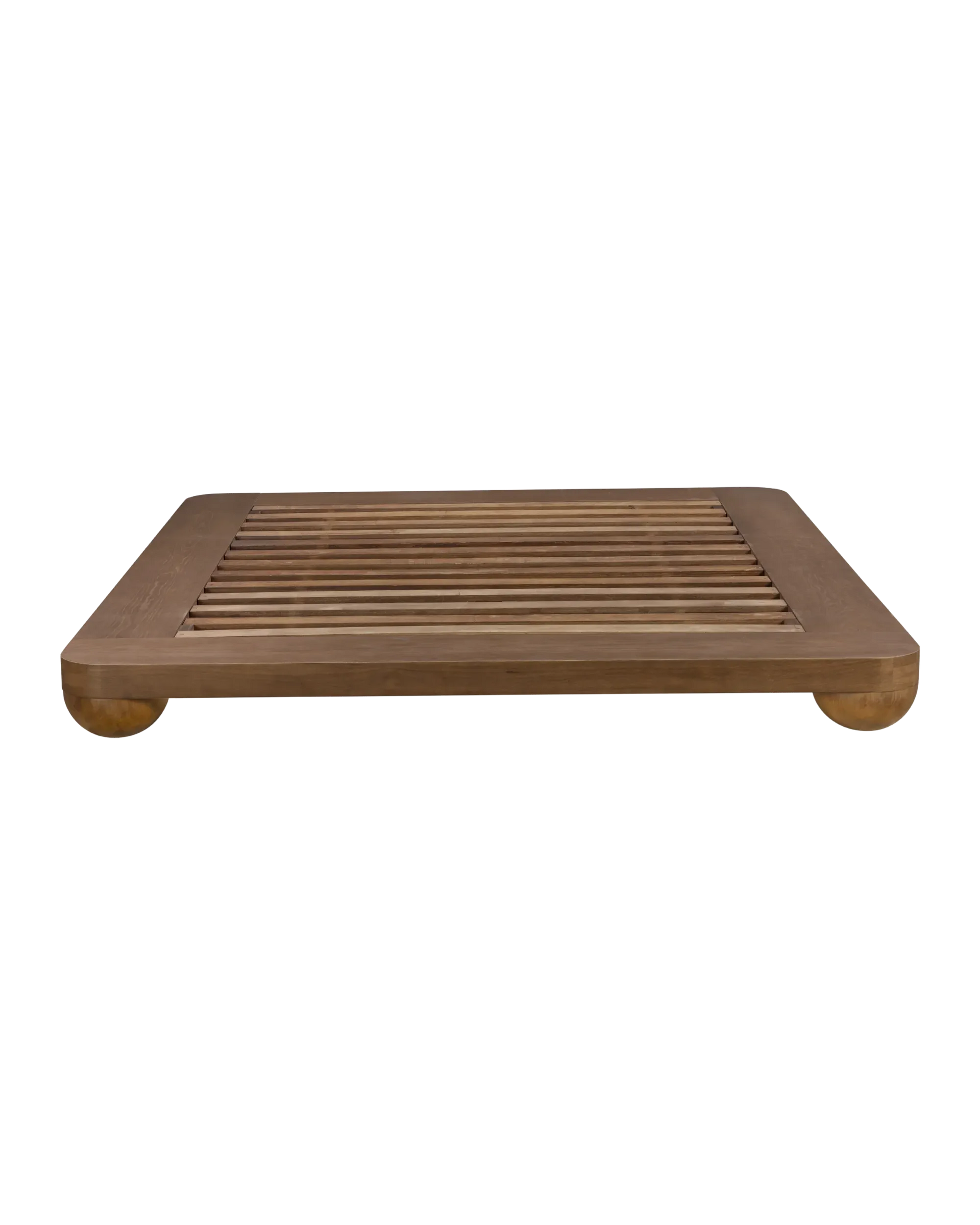 Bound Queen Bed Base -Deep Oak