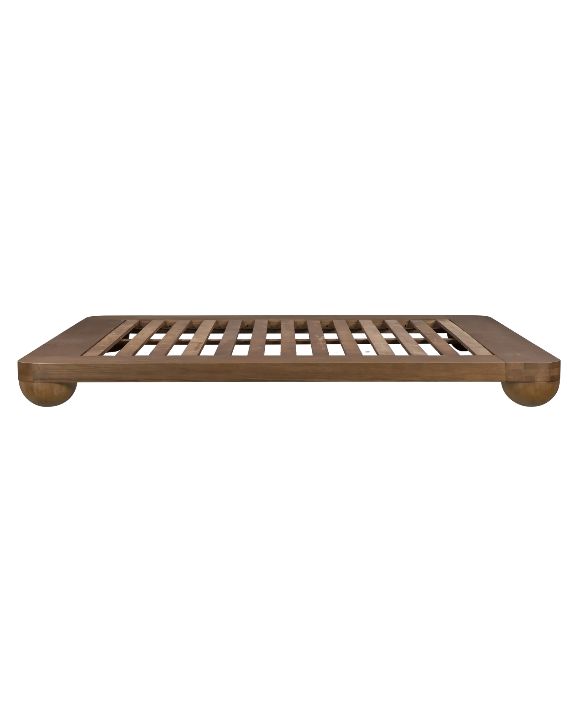 Bound Queen Bed Base -Deep Oak