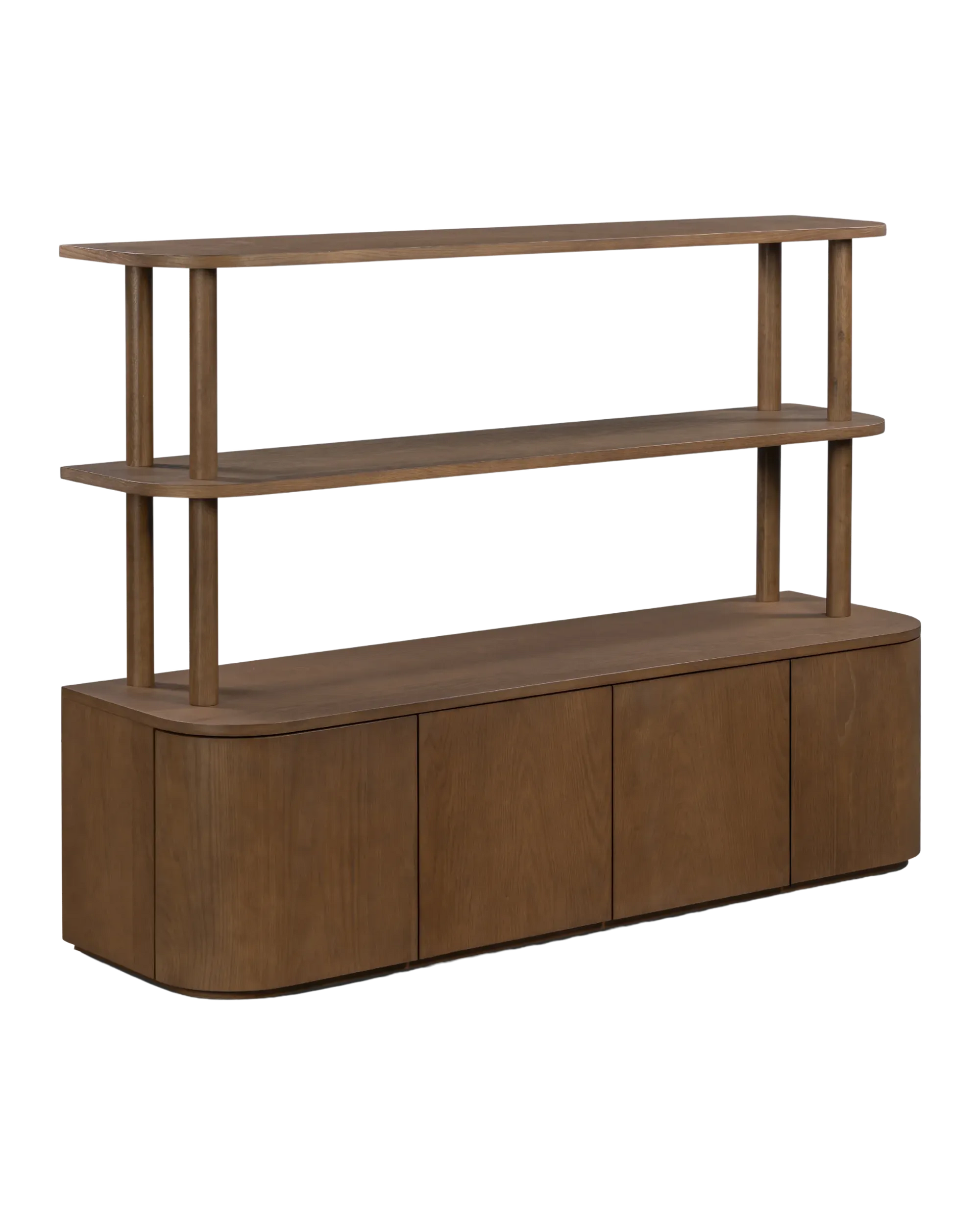 Breeze Shelving Unit Medium - Deep Oak