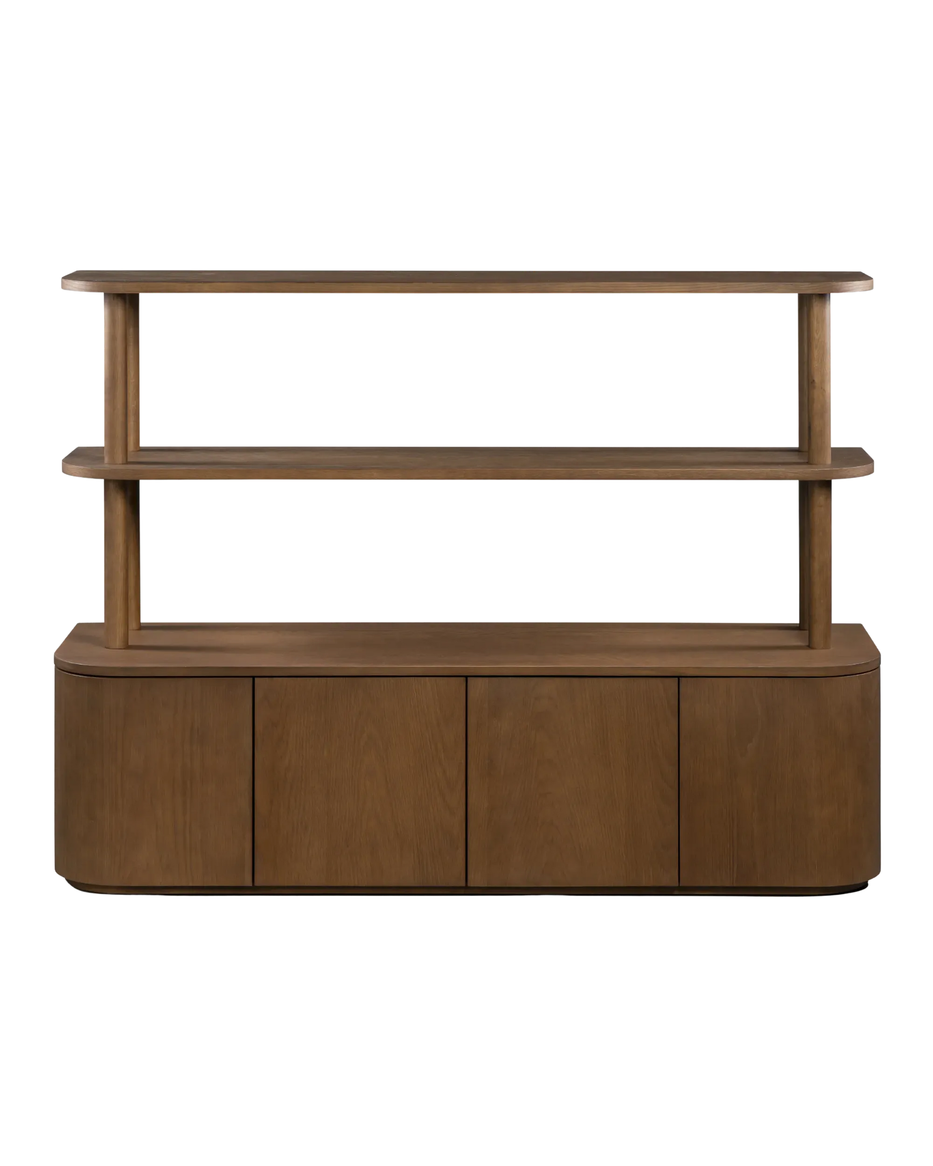 Breeze Shelving Unit Medium - Deep Oak