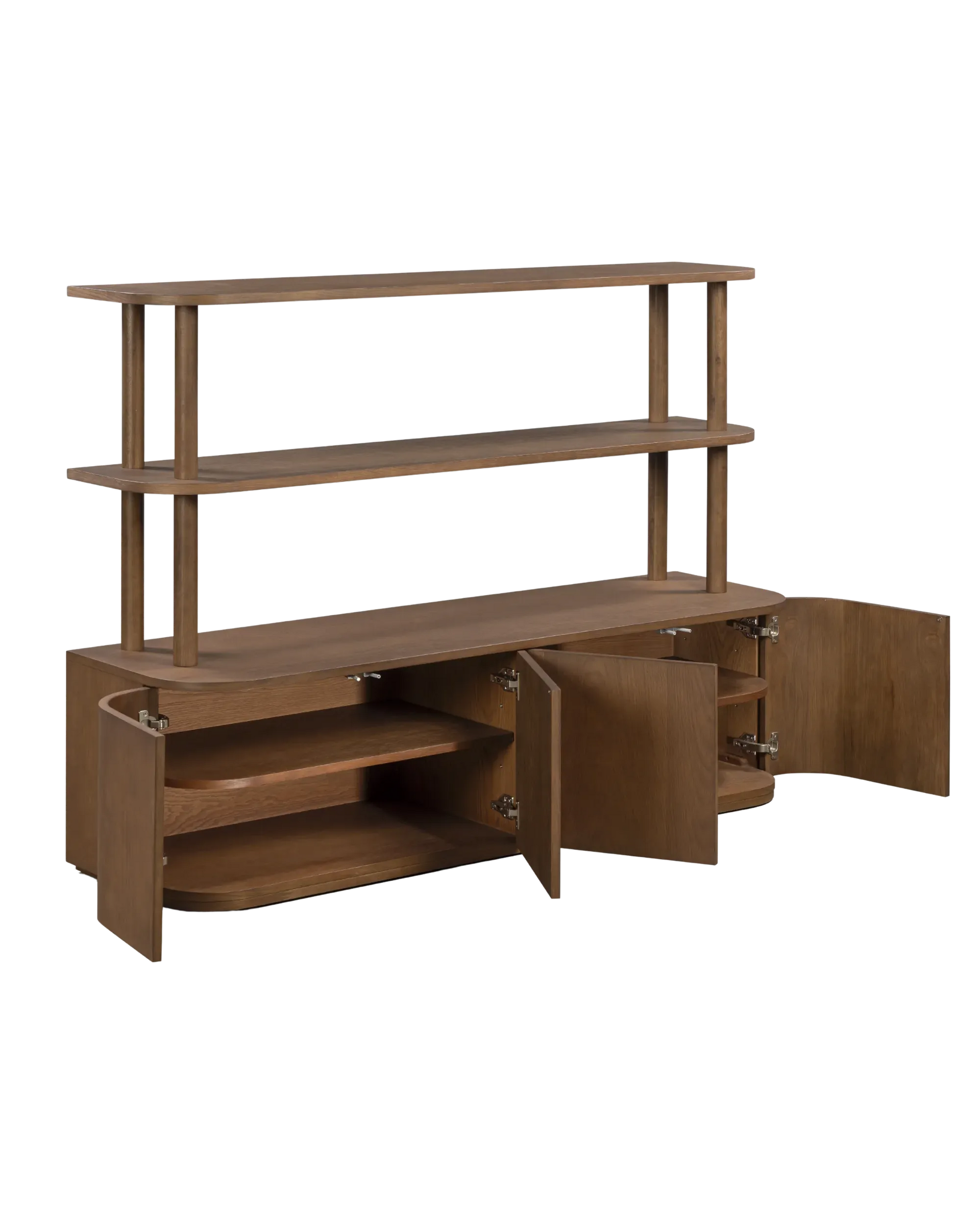 Breeze Shelving Unit Medium - Deep Oak