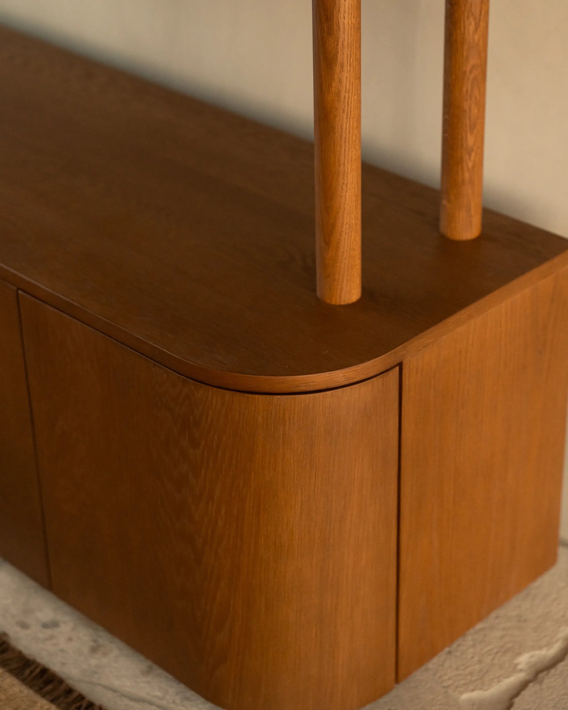 Breeze Shelving Unit Medium - Deep Oak