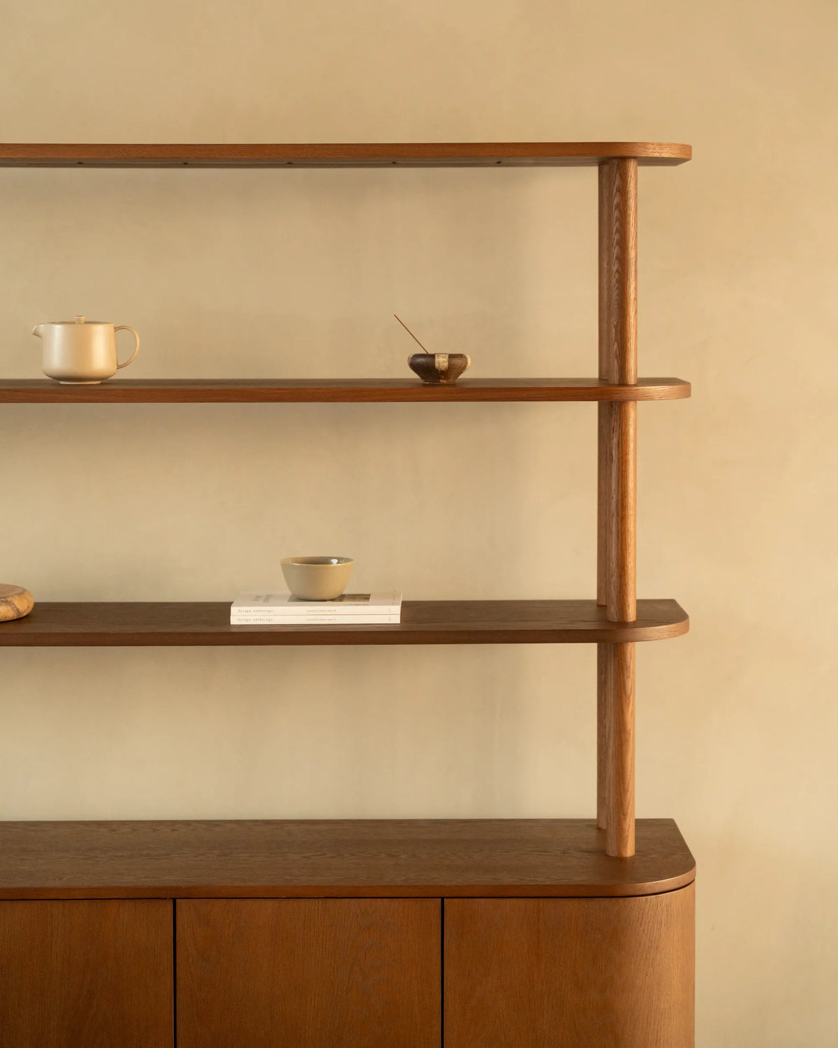 Breeze Shelving Unit Large - Deep Oak