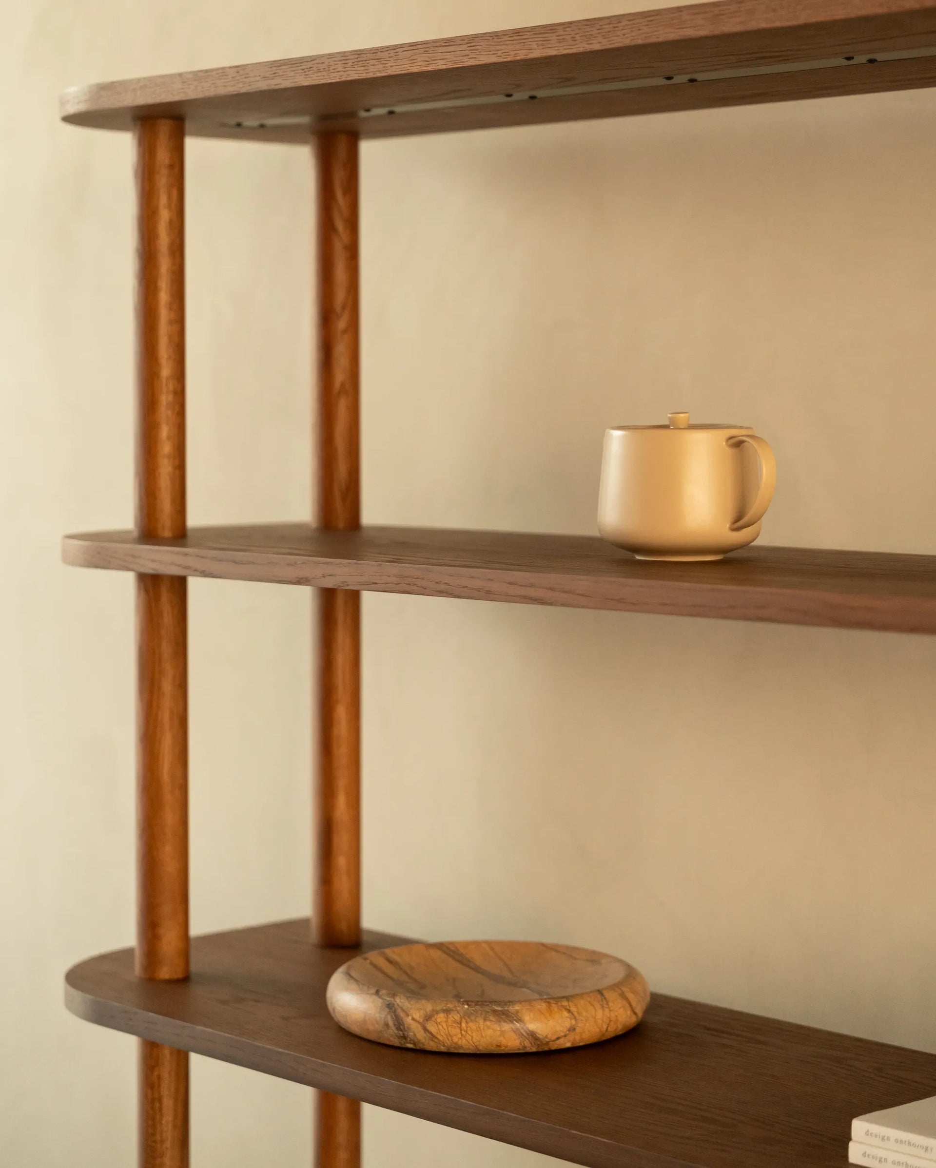 Breeze Shelving Unit Medium - Deep Oak