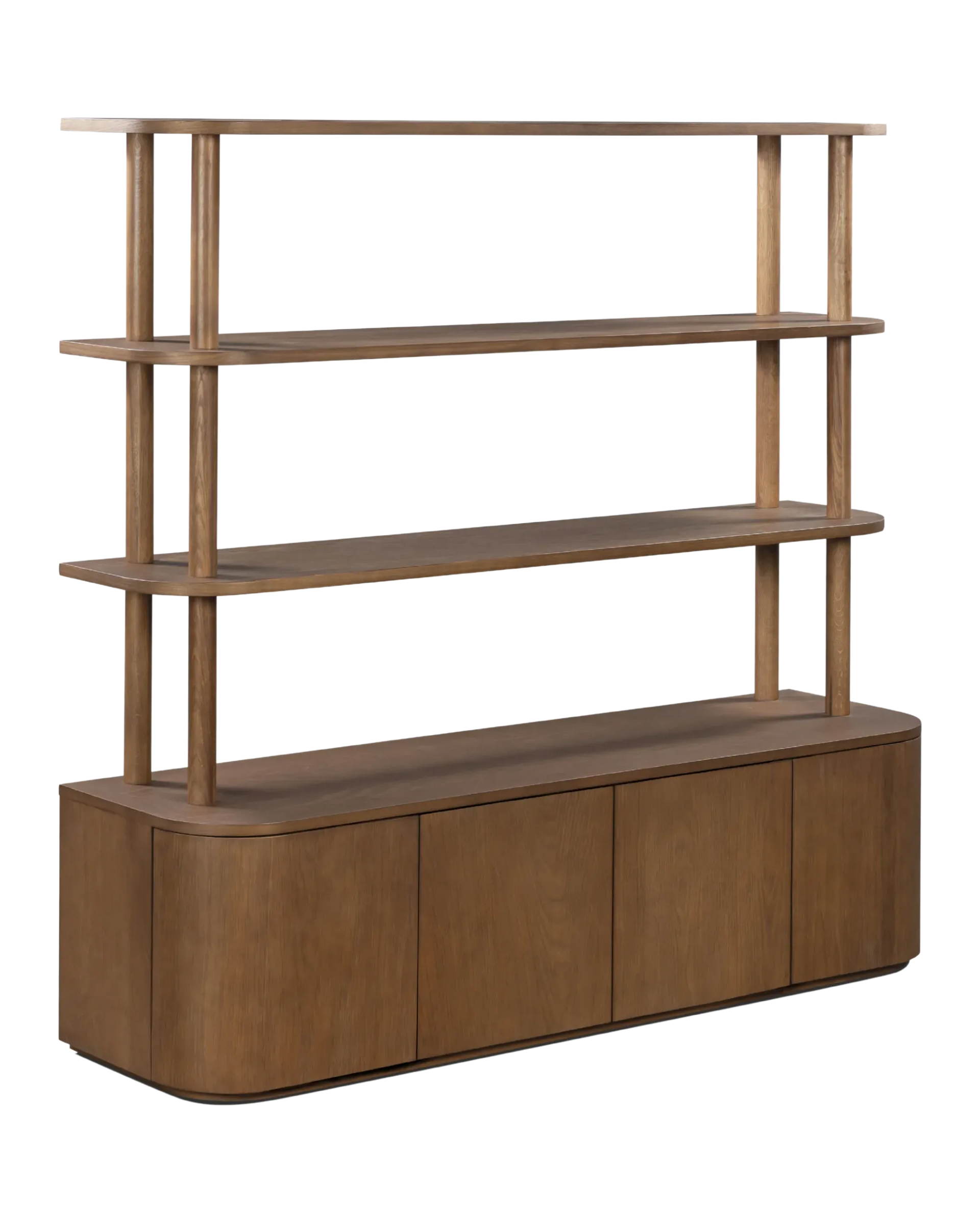 Breeze Shelving Unit Large - Deep Oak