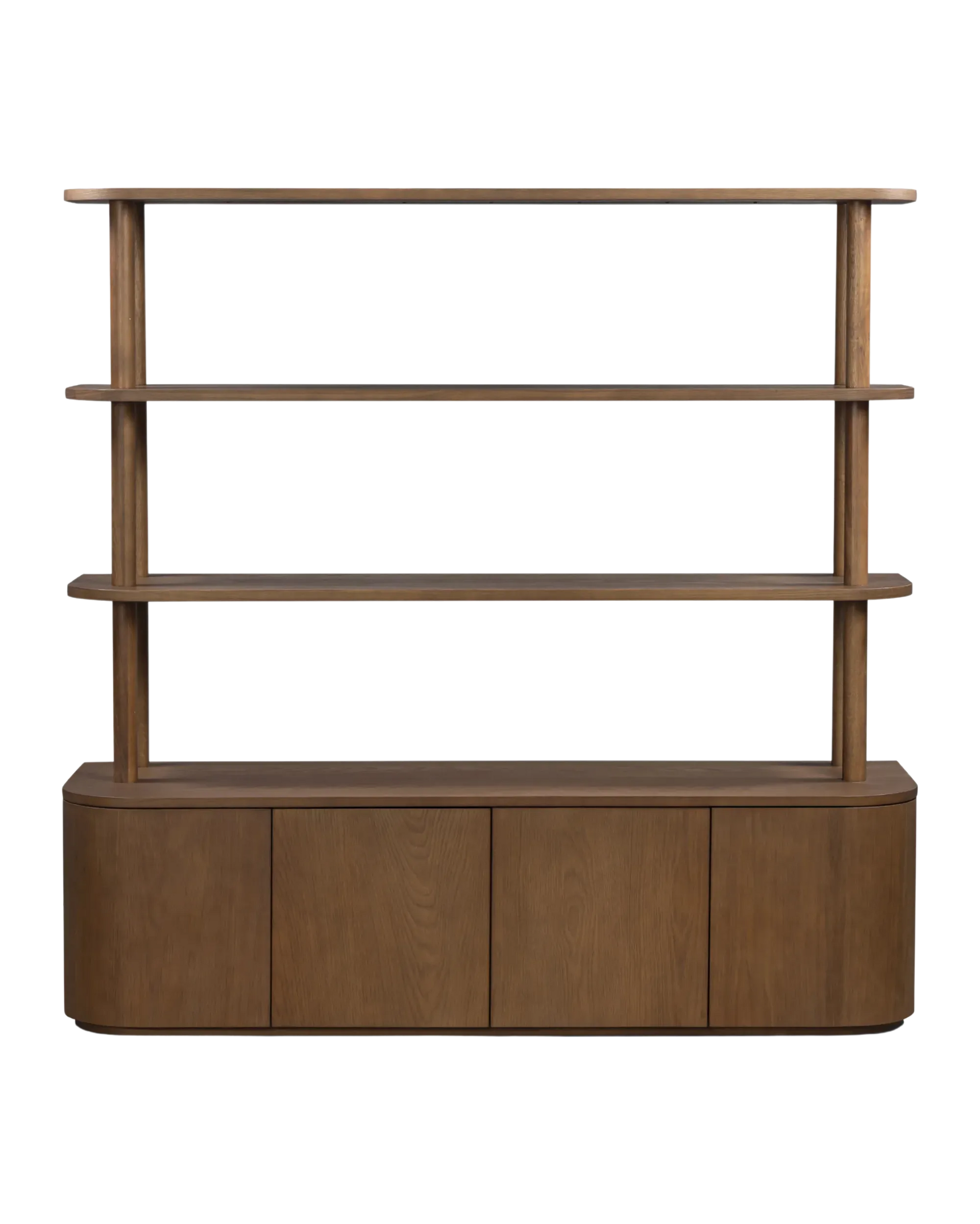 Breeze Shelving Unit Large - Deep Oak