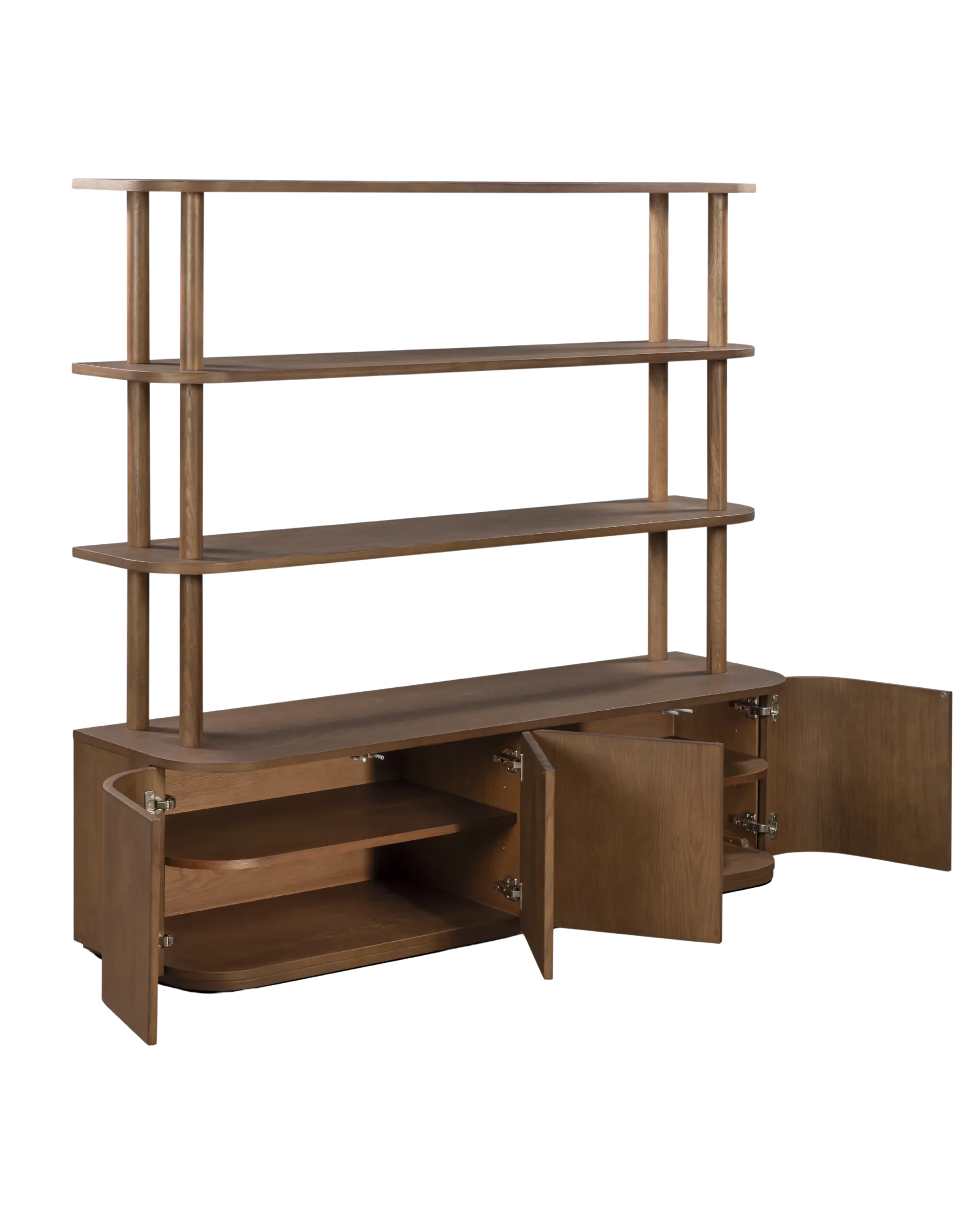 Breeze Shelving Unit Large - Deep Oak