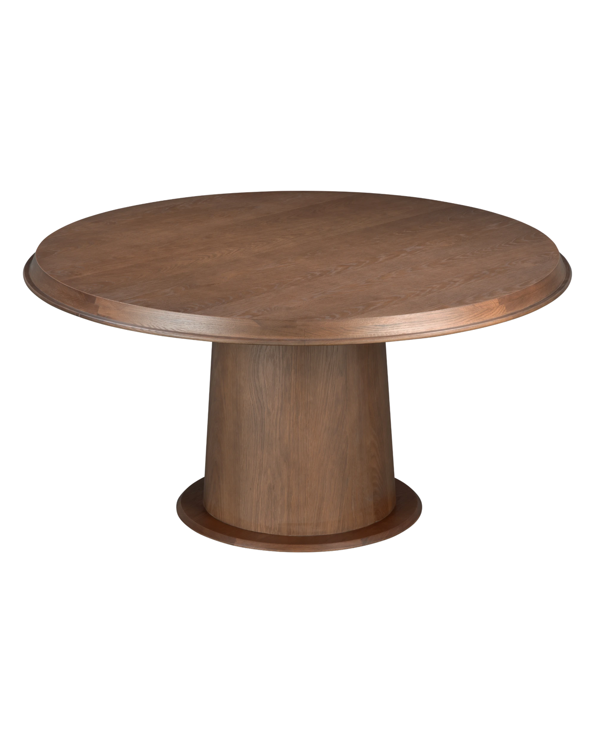 Tone Round Dining Table 150cm - Deep Oak