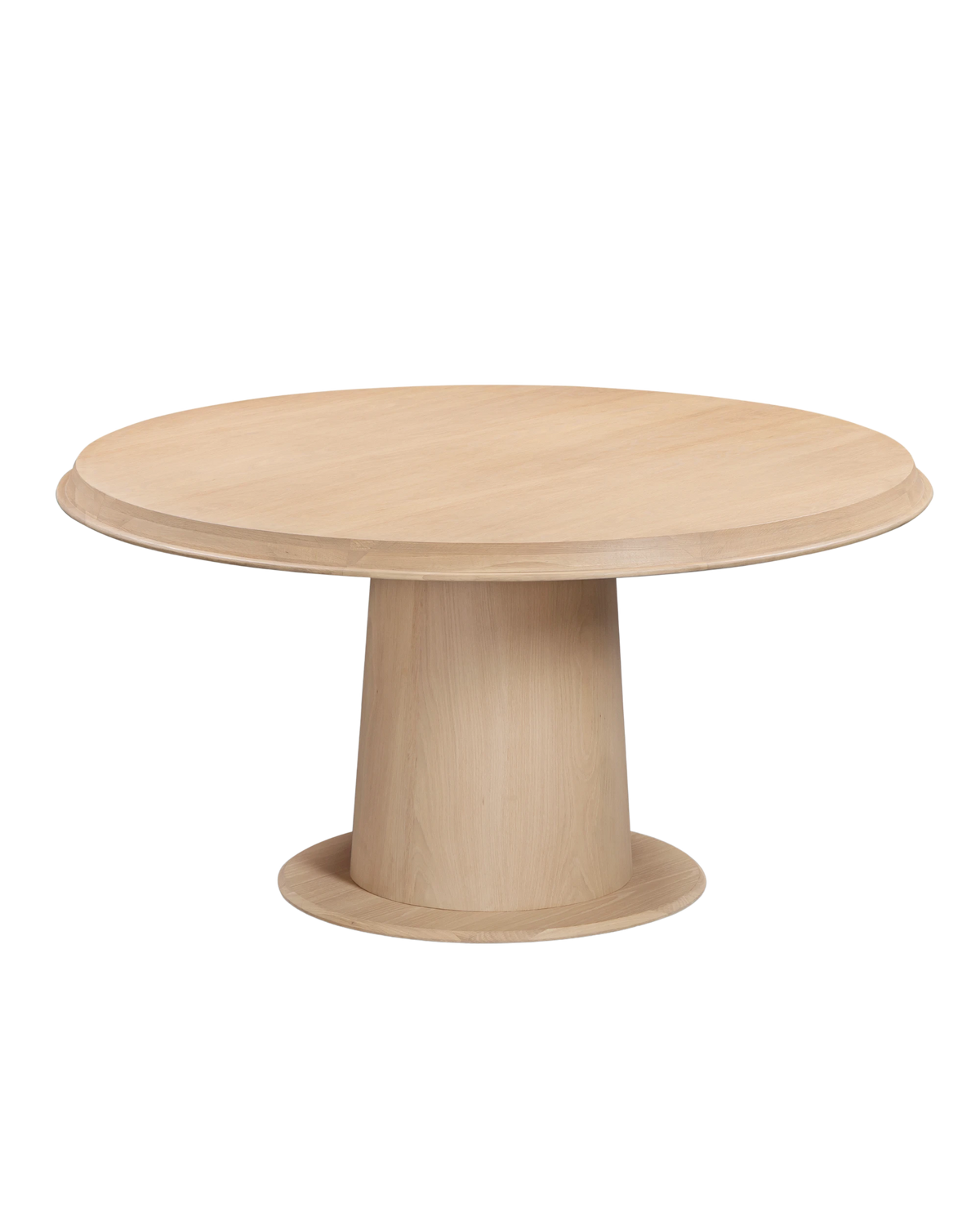 Tone Round Dining Table 150cm - Light Oak