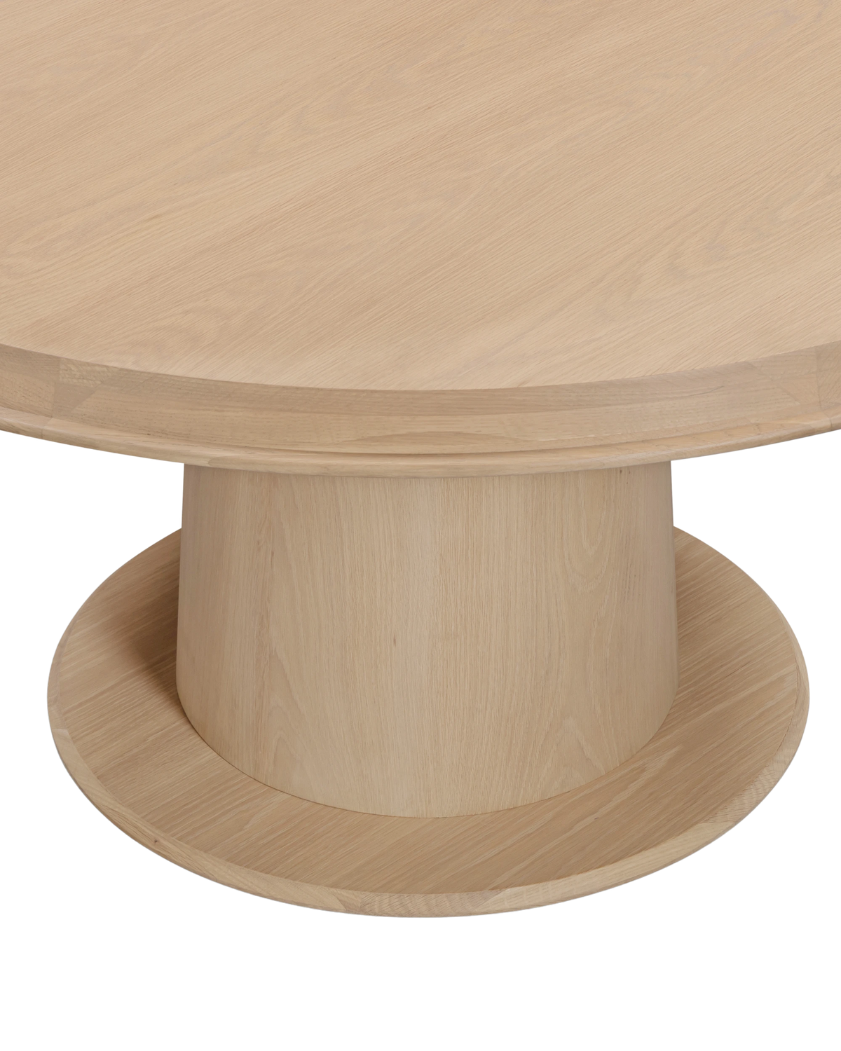 Tone Round Dining Table 150cm - Light Oak