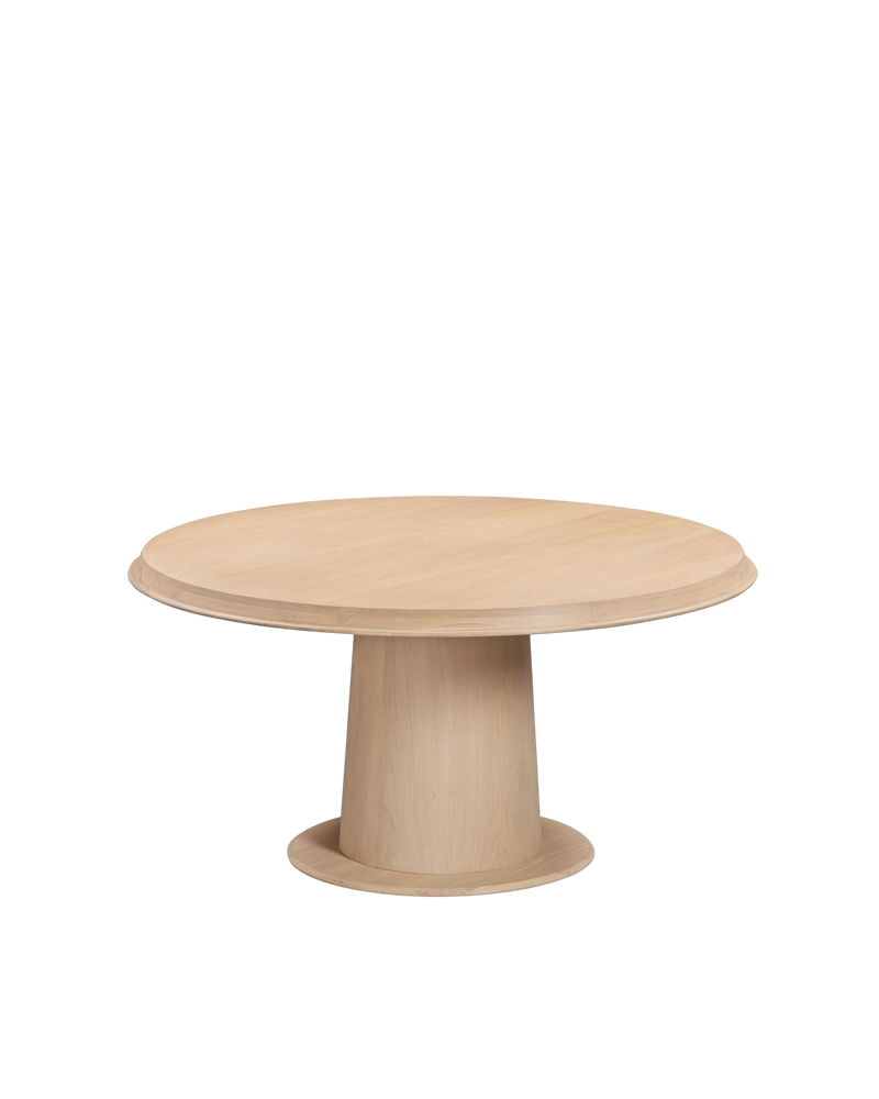 Tone Round Dining Table 150cm - Light Oak