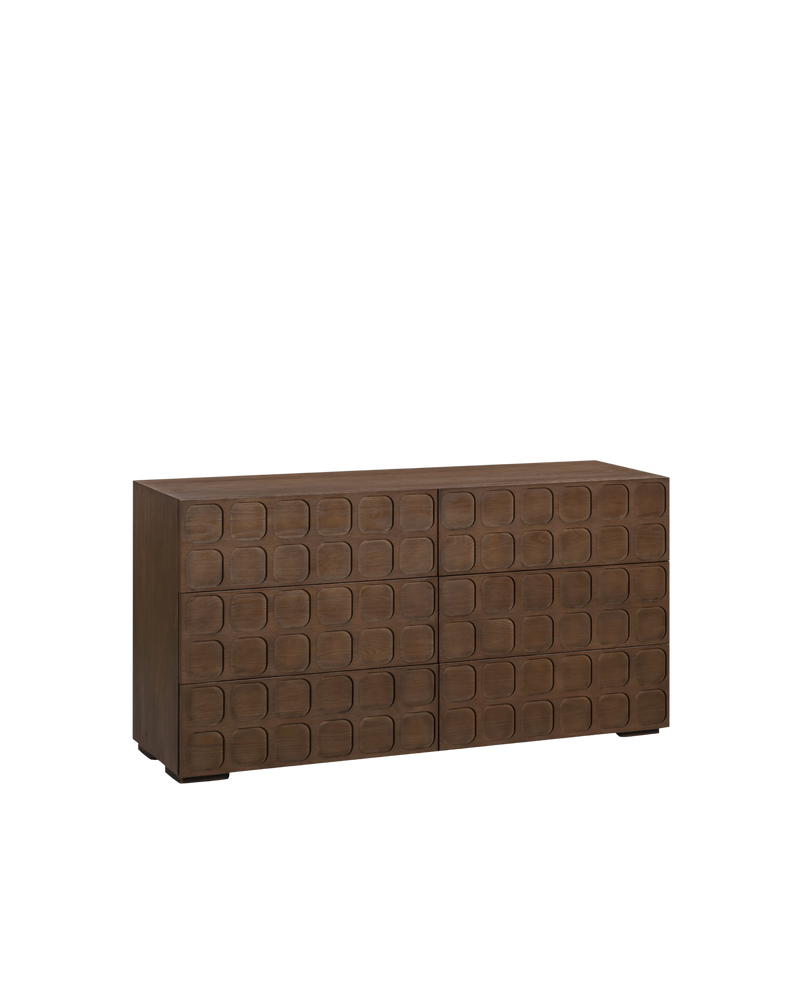 Embellish 6 Drawer Chest - Deep Oak