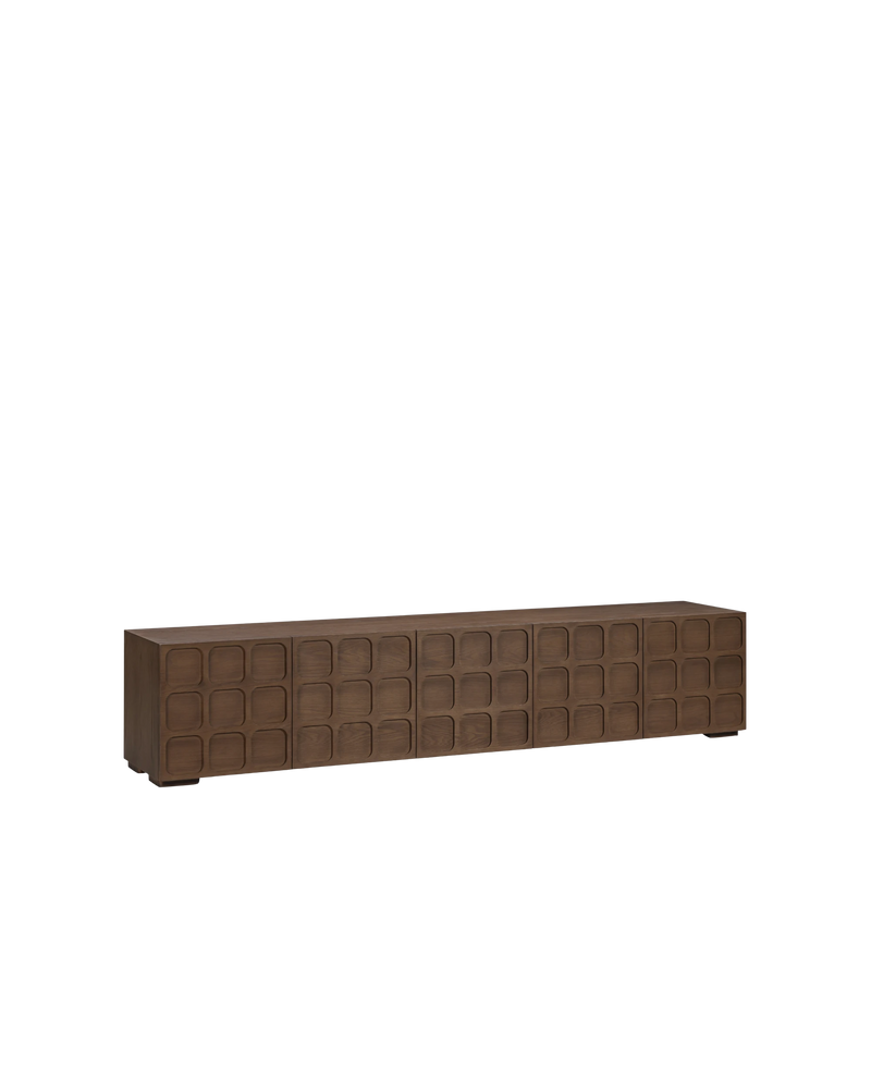 Embellish Entertainment Unit 248cm - Deep Oak