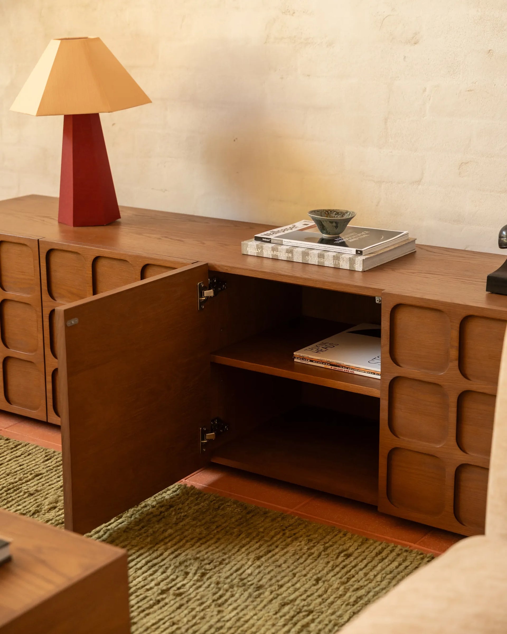 Embellish Entertainment Unit 195cm - Deep Oak