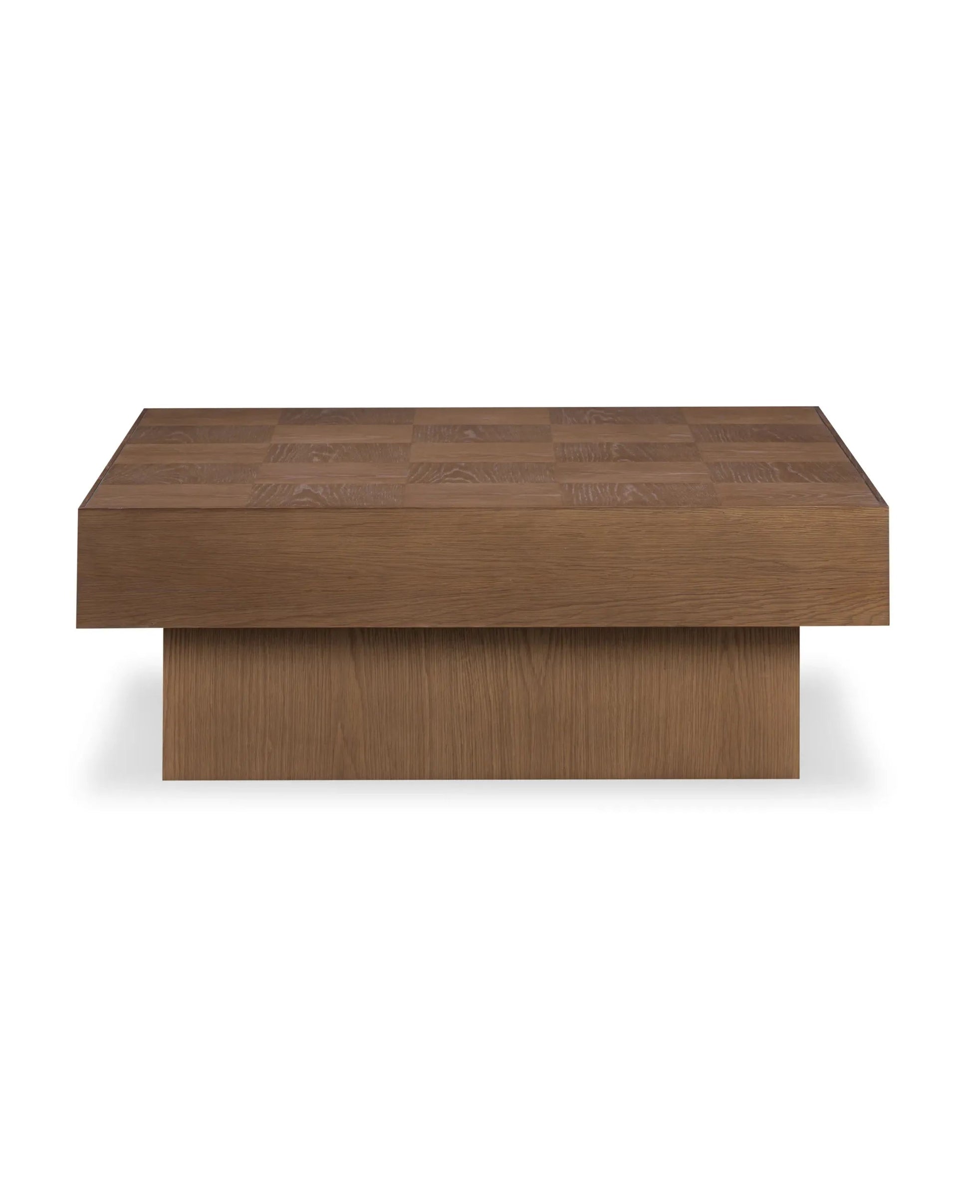 Check Coffee Table - Deep Oak
