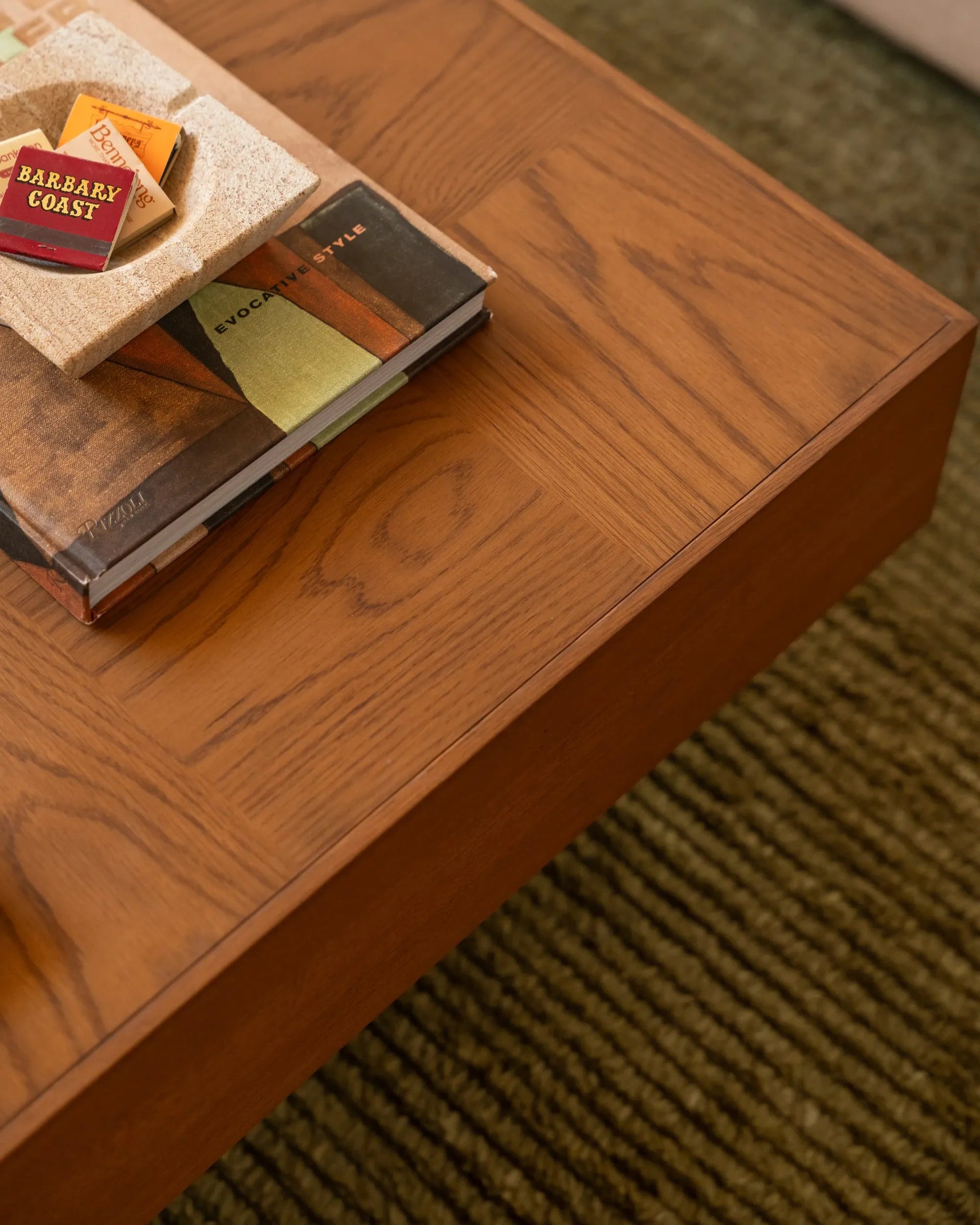 Check Coffee Table - Deep Oak