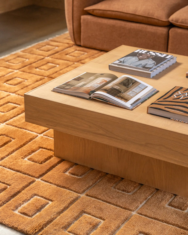 Check Coffee Table - Oak