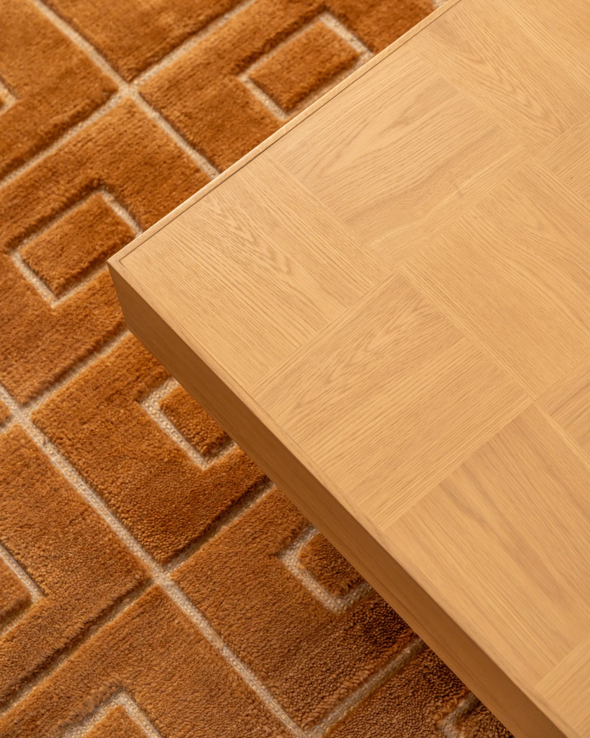 Check Coffee Table - Oak