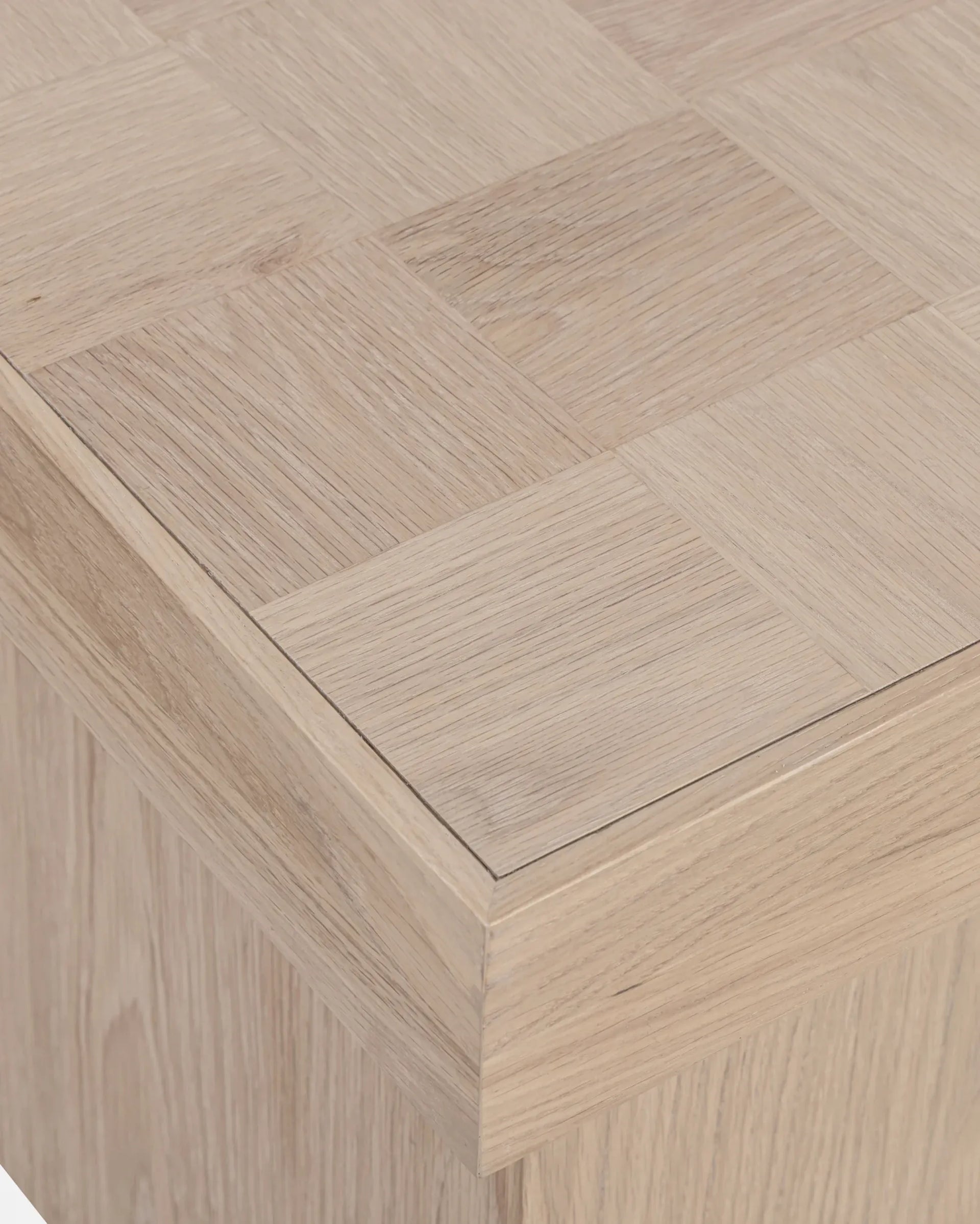 Check Side Table - Oak